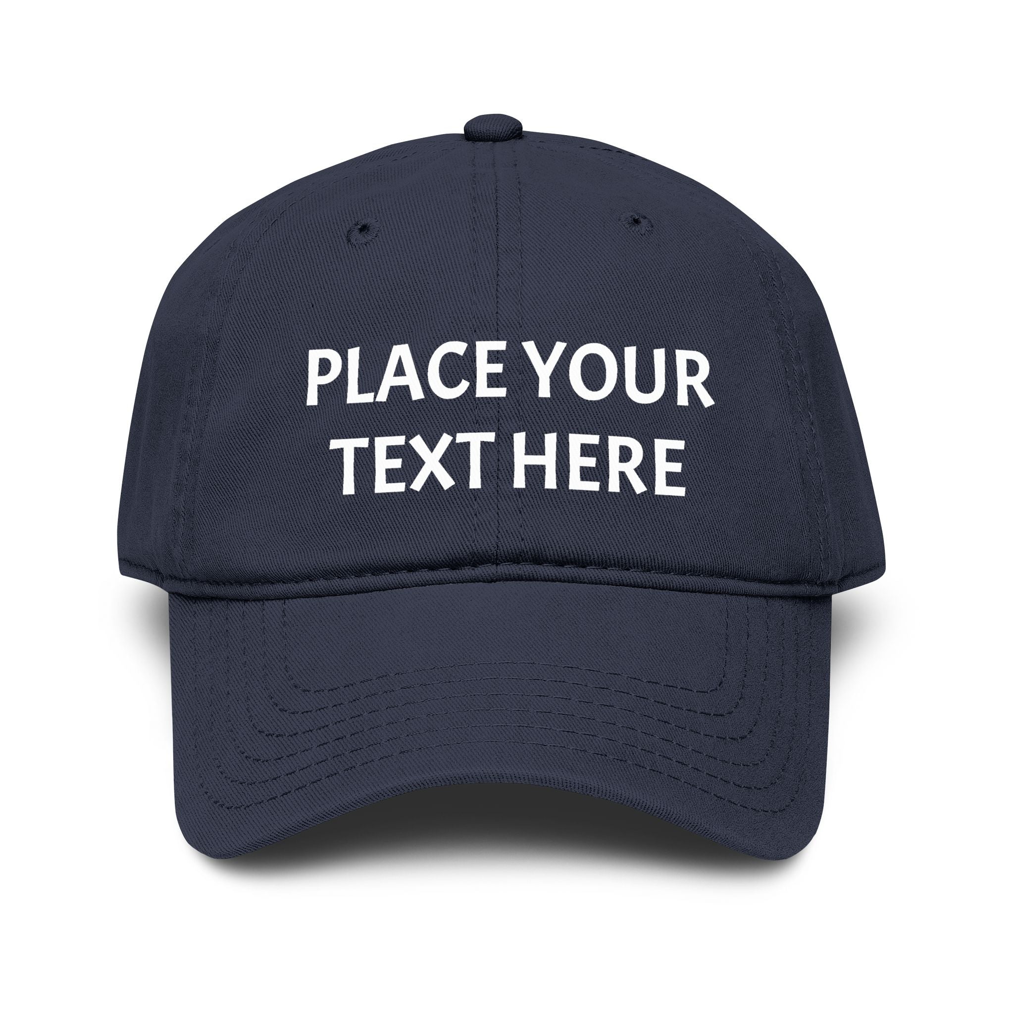 Personalized Washed Baseball Cap — Custom Dad Cap