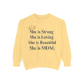 Custom Mom Garment-Dyed Sweatshirt — Personalized Comfort Mom Sweatshirt
