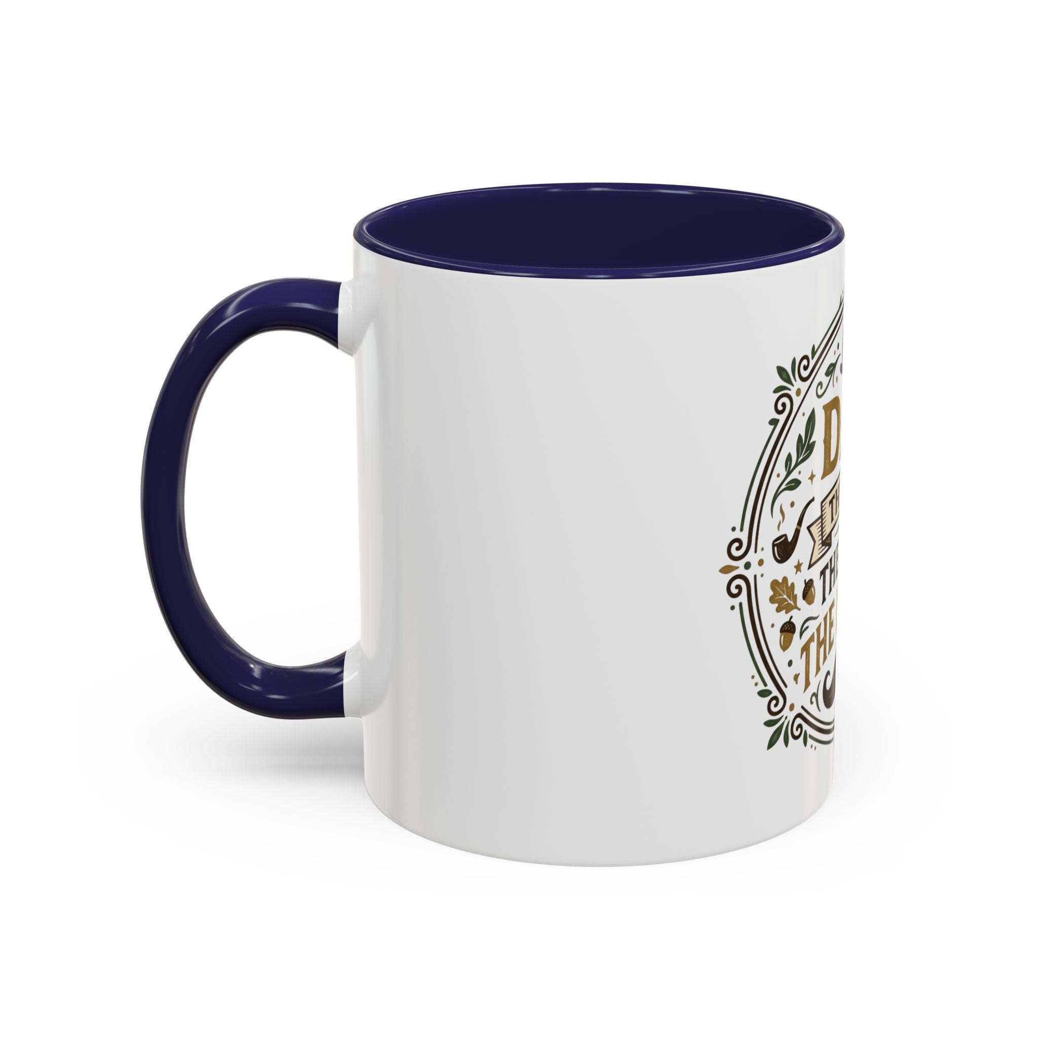 Dad The Man The Myth The Legend Accent Coffee Mug — Father's Day Gift (11oz & 15oz)