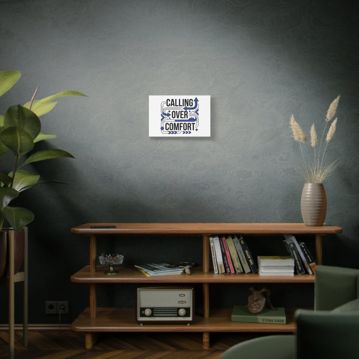 Calling Over Comfort Matte Canvas Wall Art