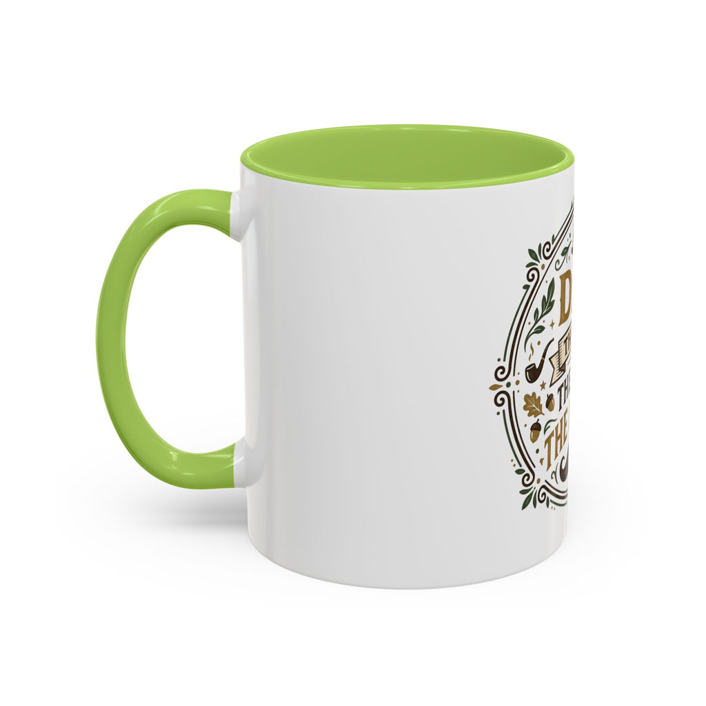Dad The Man The Myth The Legend Accent Coffee Mug — Father's Day Gift (11oz & 15oz)