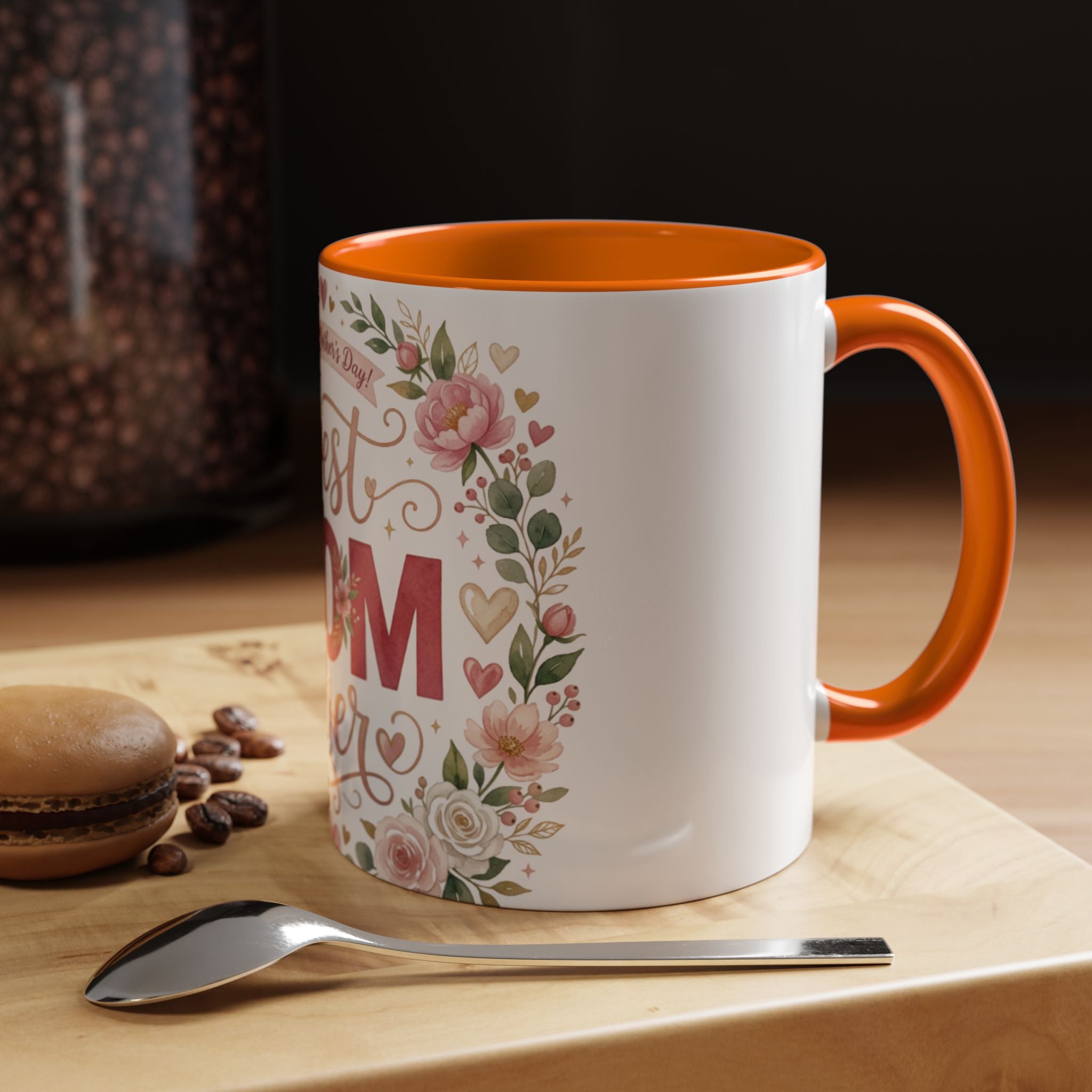 Best Mom Ever Accent Coffee Mug — 11/15oz