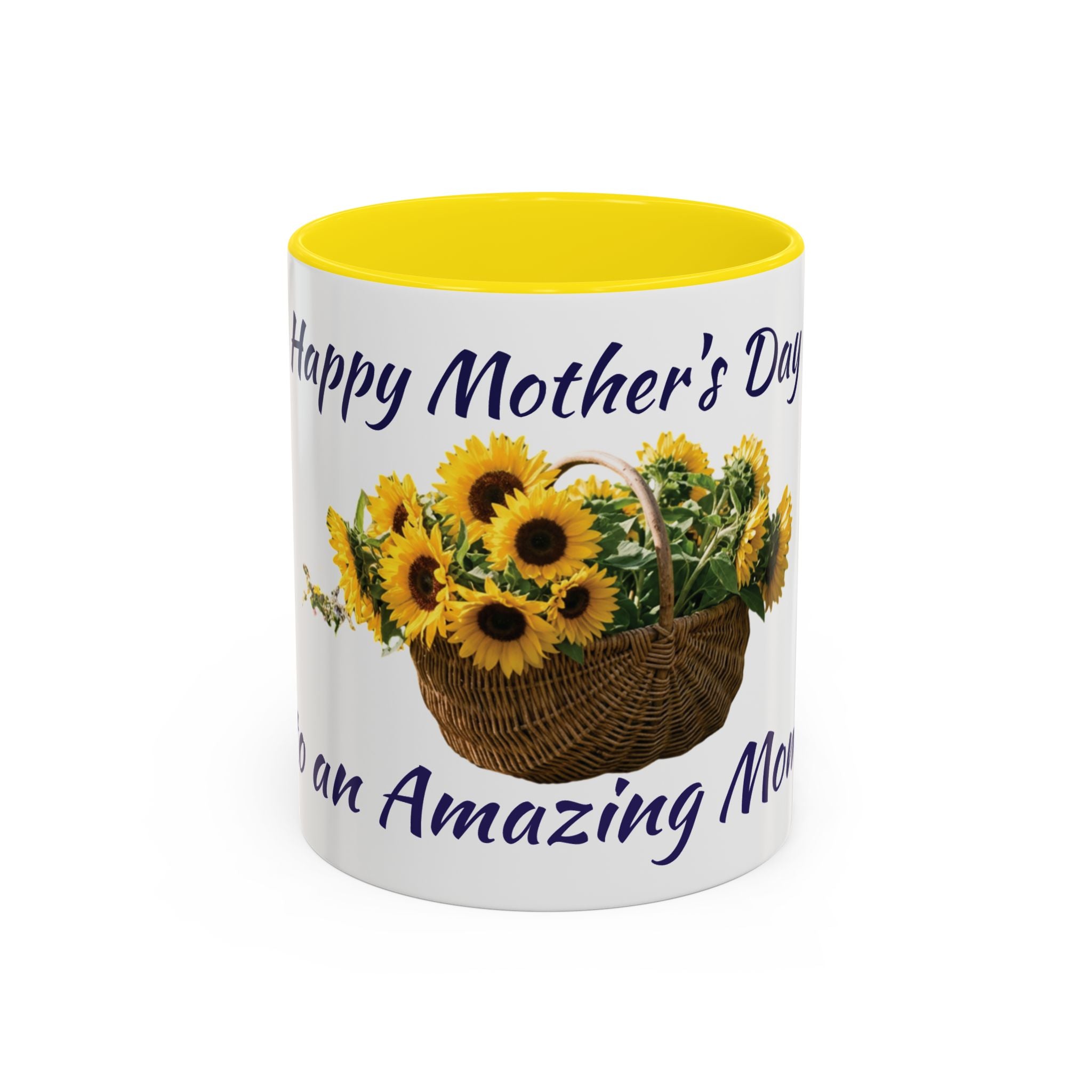Sunflower "Happy Mother's Day" Accent Coffee Mug (11/15oz)