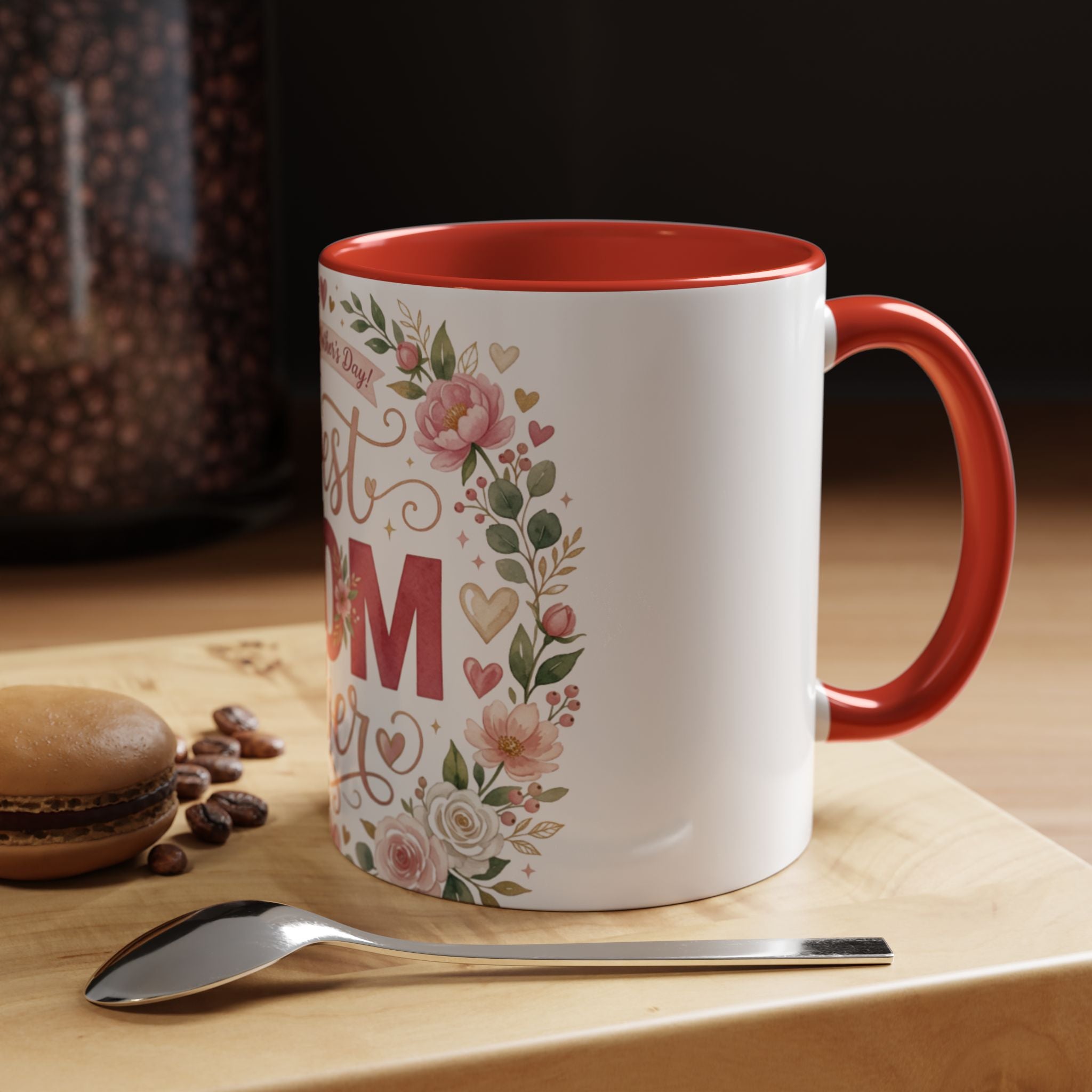 Best Mom Ever Accent Coffee Mug — 11/15oz