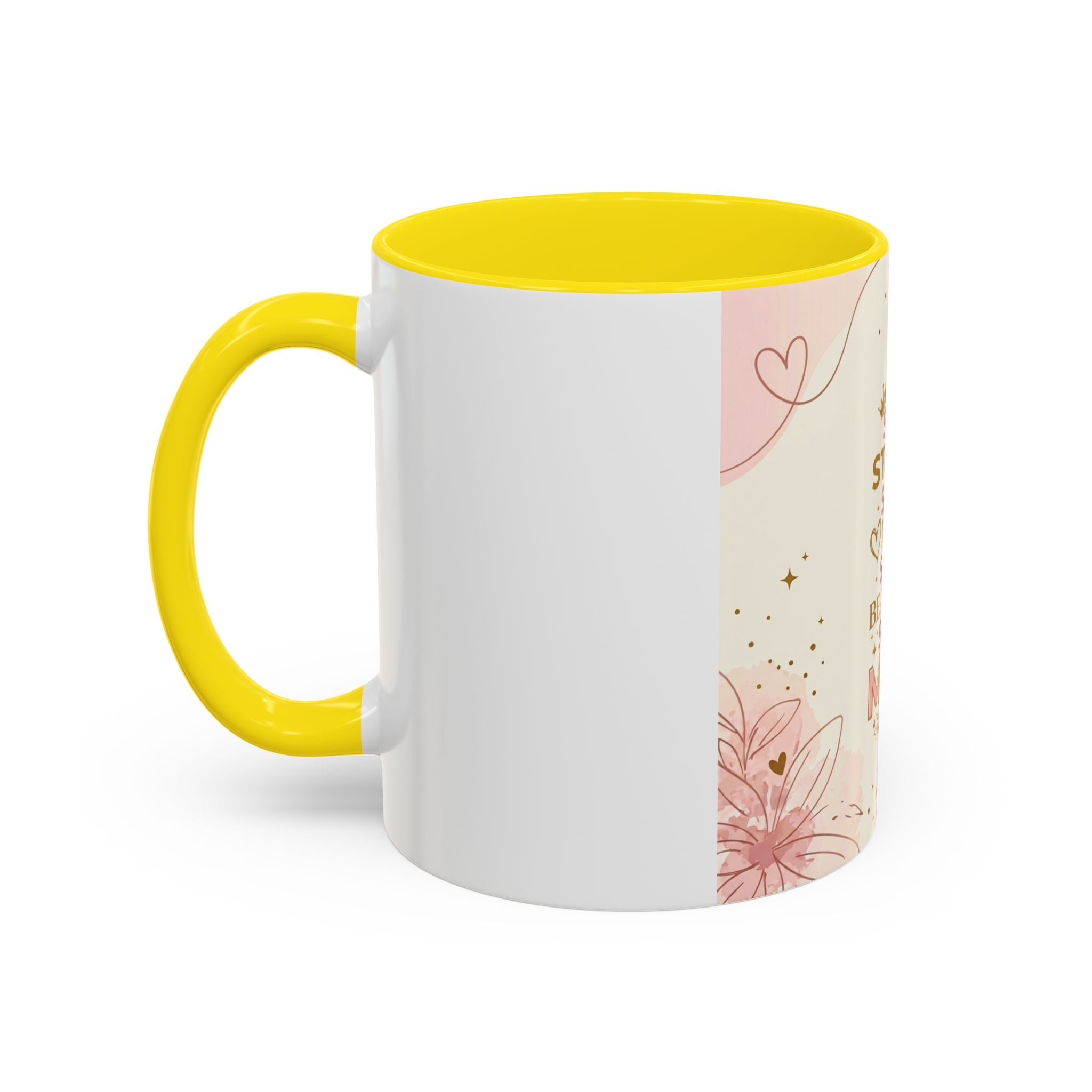 She is MOM Accent Coffee Mug — Mother's Day Gift (11/15 oz)