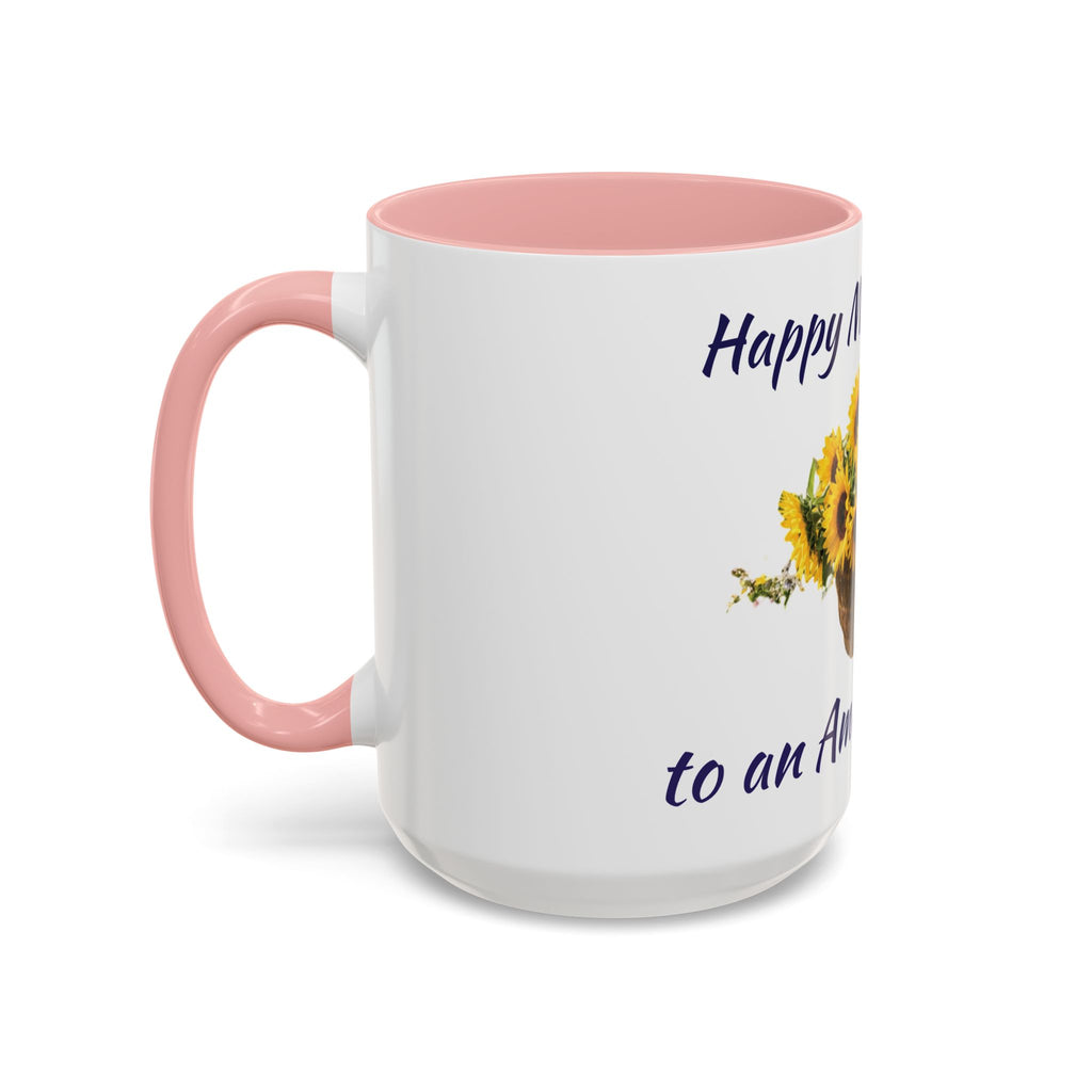 Sunflower "Happy Mother's Day" Accent Coffee Mug (11/15oz)