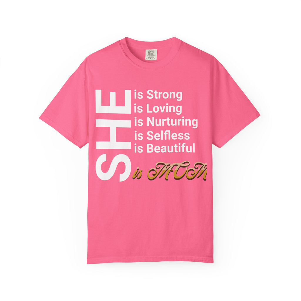 She Is Mom T-Shirt — Mother's Day Gift for Moms, Everyday T-shirt