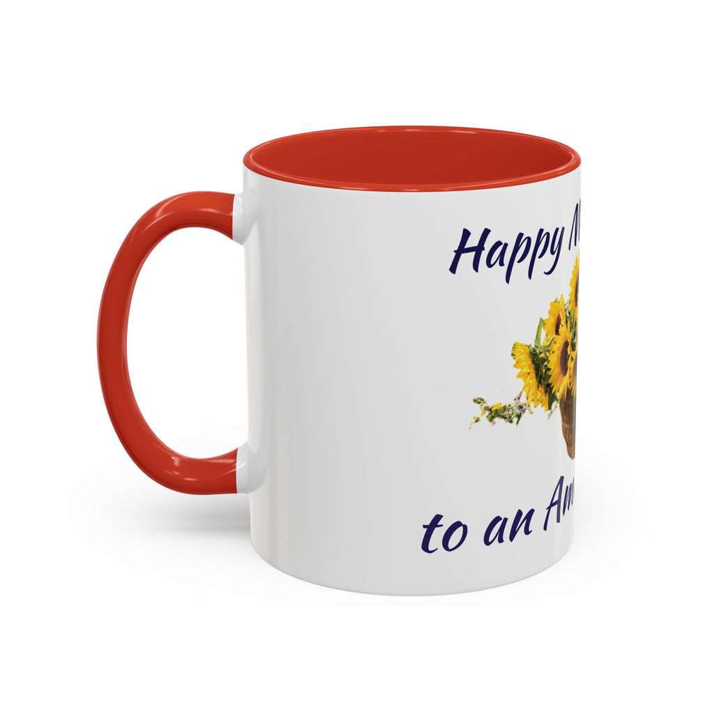 Sunflower "Happy Mother's Day" Accent Coffee Mug (11/15oz)