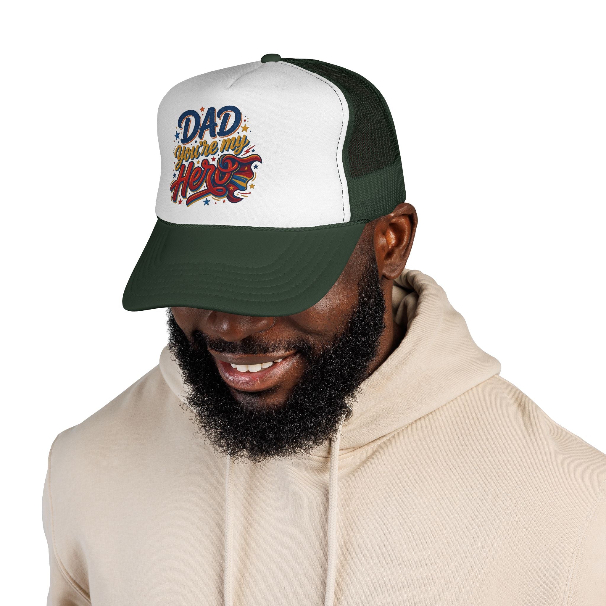 Dad You're My Hero Trucker Cap — Father's Day Gift
