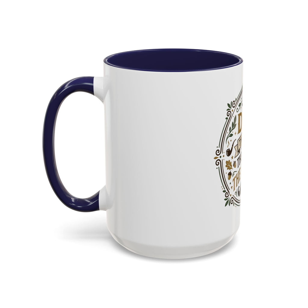 Dad The Man The Myth The Legend Accent Coffee Mug — Father's Day Gift (11oz & 15oz)