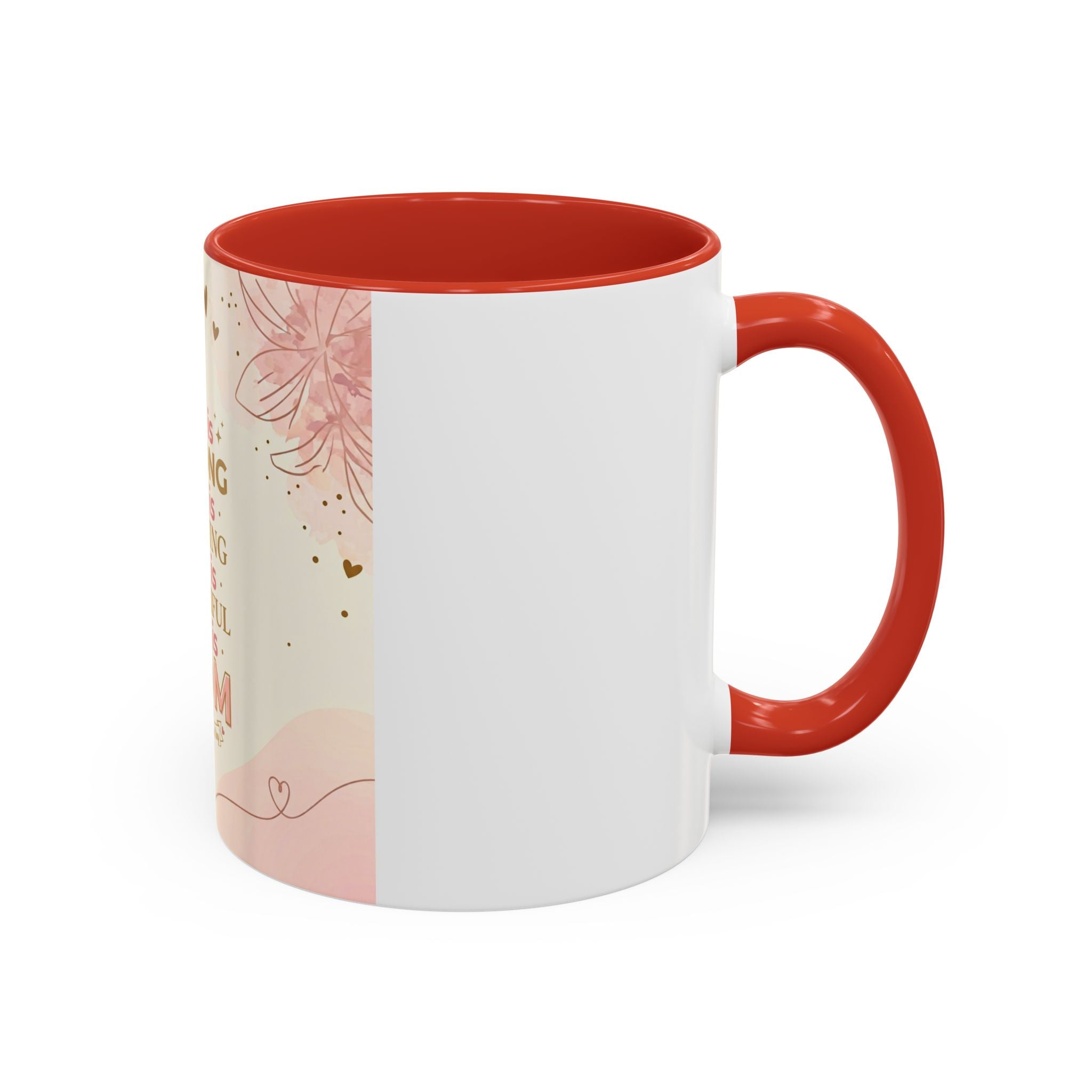 She is MOM Accent Coffee Mug — Mother's Day Gift (11/15 oz)