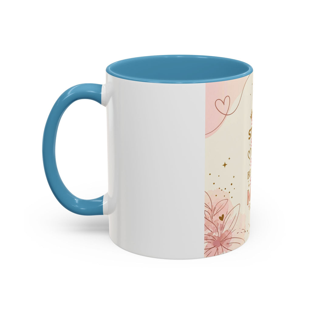 She is MOM Accent Coffee Mug — Mother's Day Gift (11/15 oz)