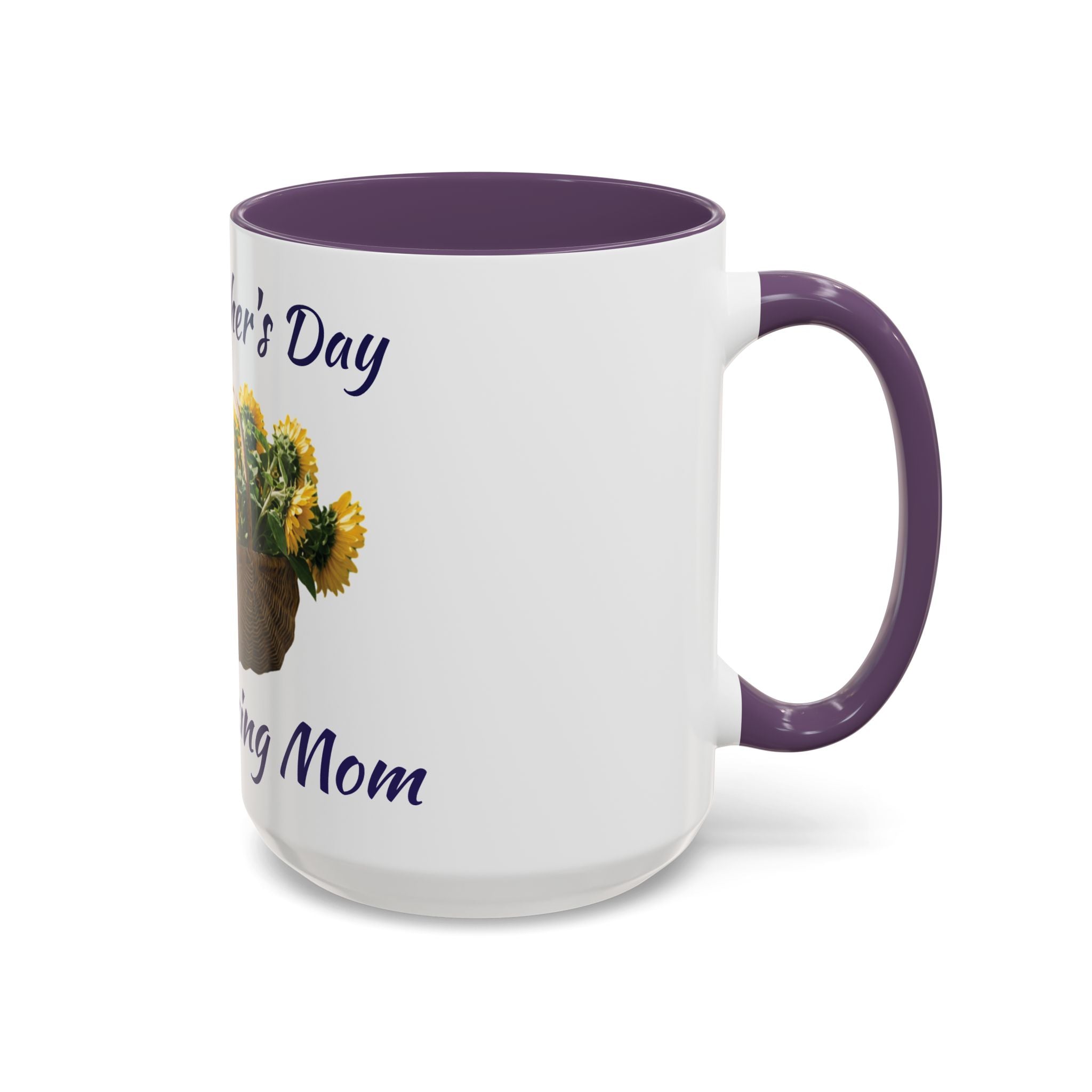 Sunflower "Happy Mother's Day" Accent Coffee Mug (11/15oz)
