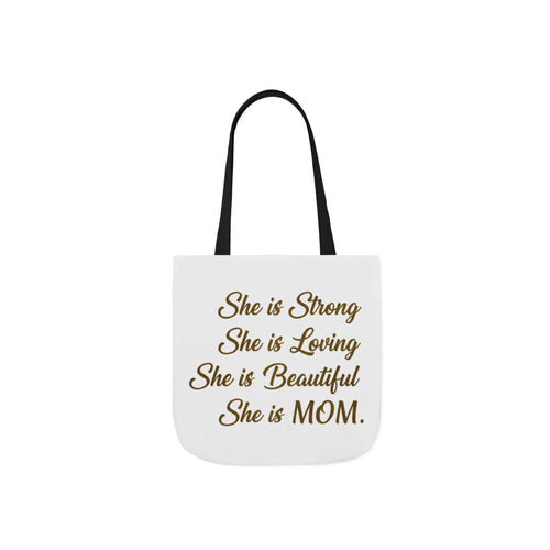 Canvas Tote Bag, 5-Color Straps, Inspirational Mom Quote Tote Bag, Mother's Day Tote Bag, Mother's Day Gift Tote Bay, Personalized Tote Bag, Personalized Gift