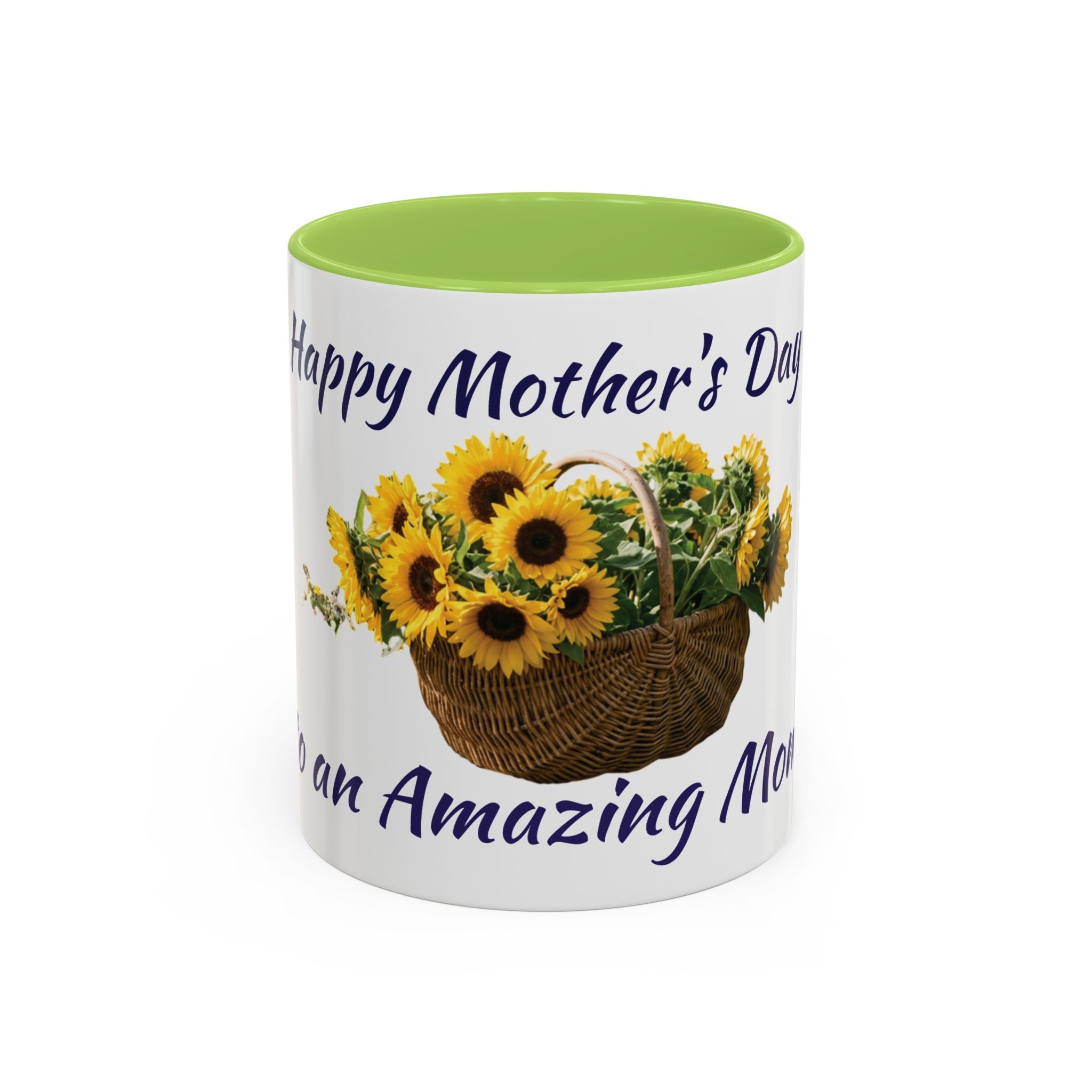 Sunflower "Happy Mother's Day" Accent Coffee Mug (11/15oz)