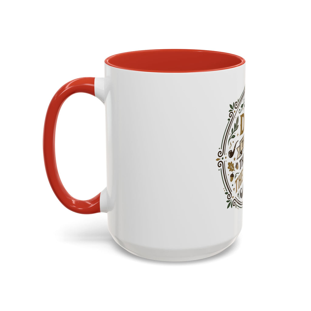 Dad The Man The Myth The Legend Accent Coffee Mug — Father's Day Gift (11oz & 15oz)