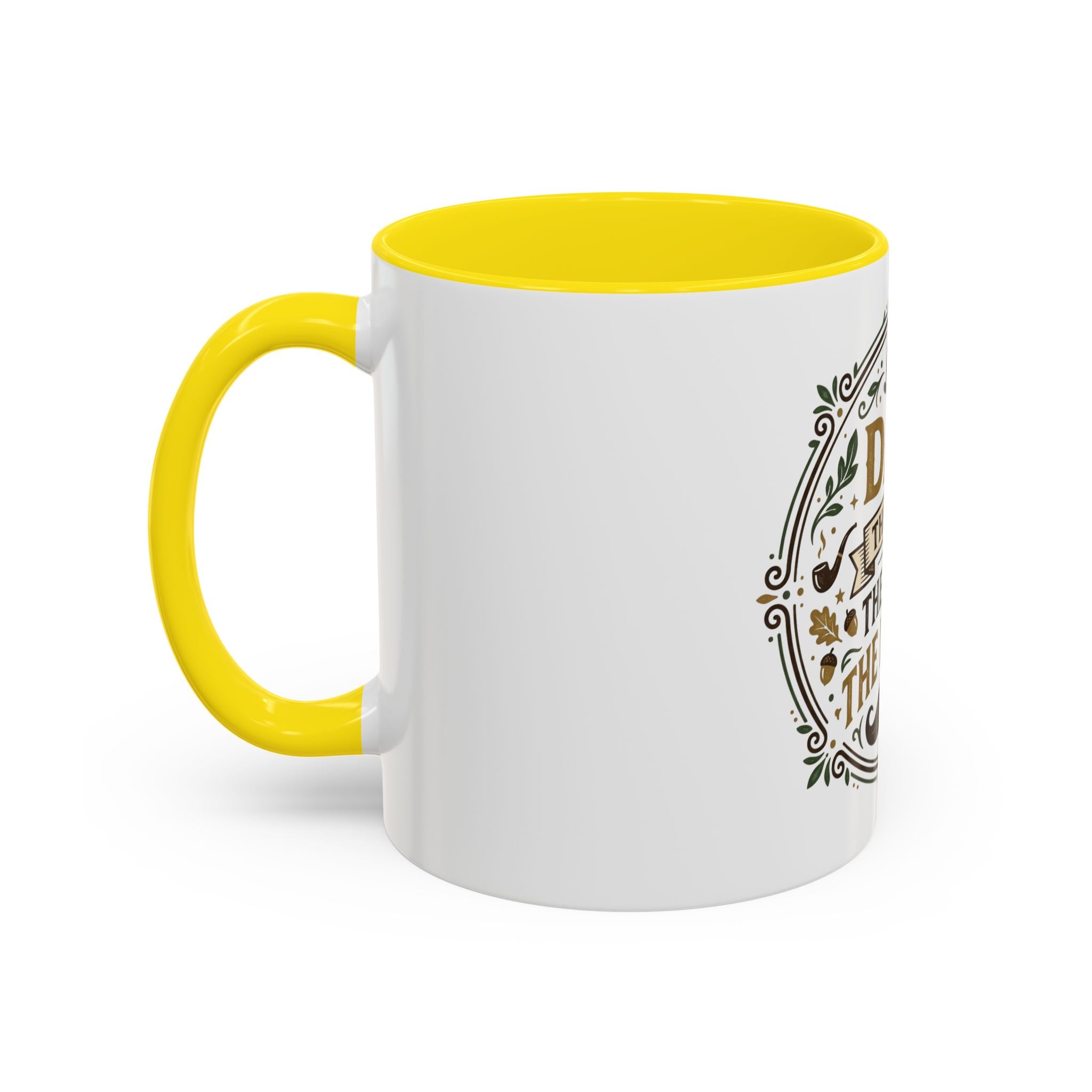 Dad The Man The Myth The Legend Accent Coffee Mug — Father's Day Gift (11oz & 15oz)