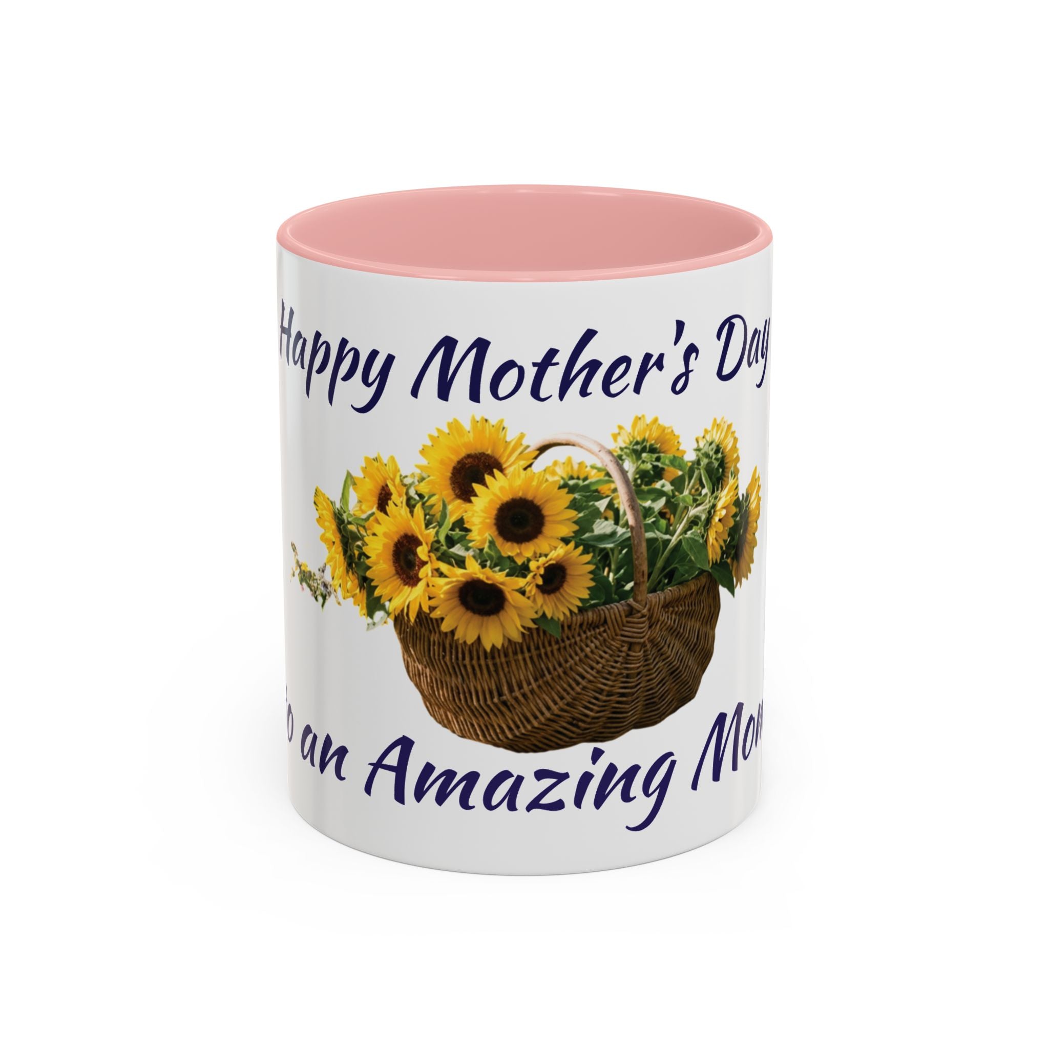 Sunflower "Happy Mother's Day" Accent Coffee Mug (11/15oz)