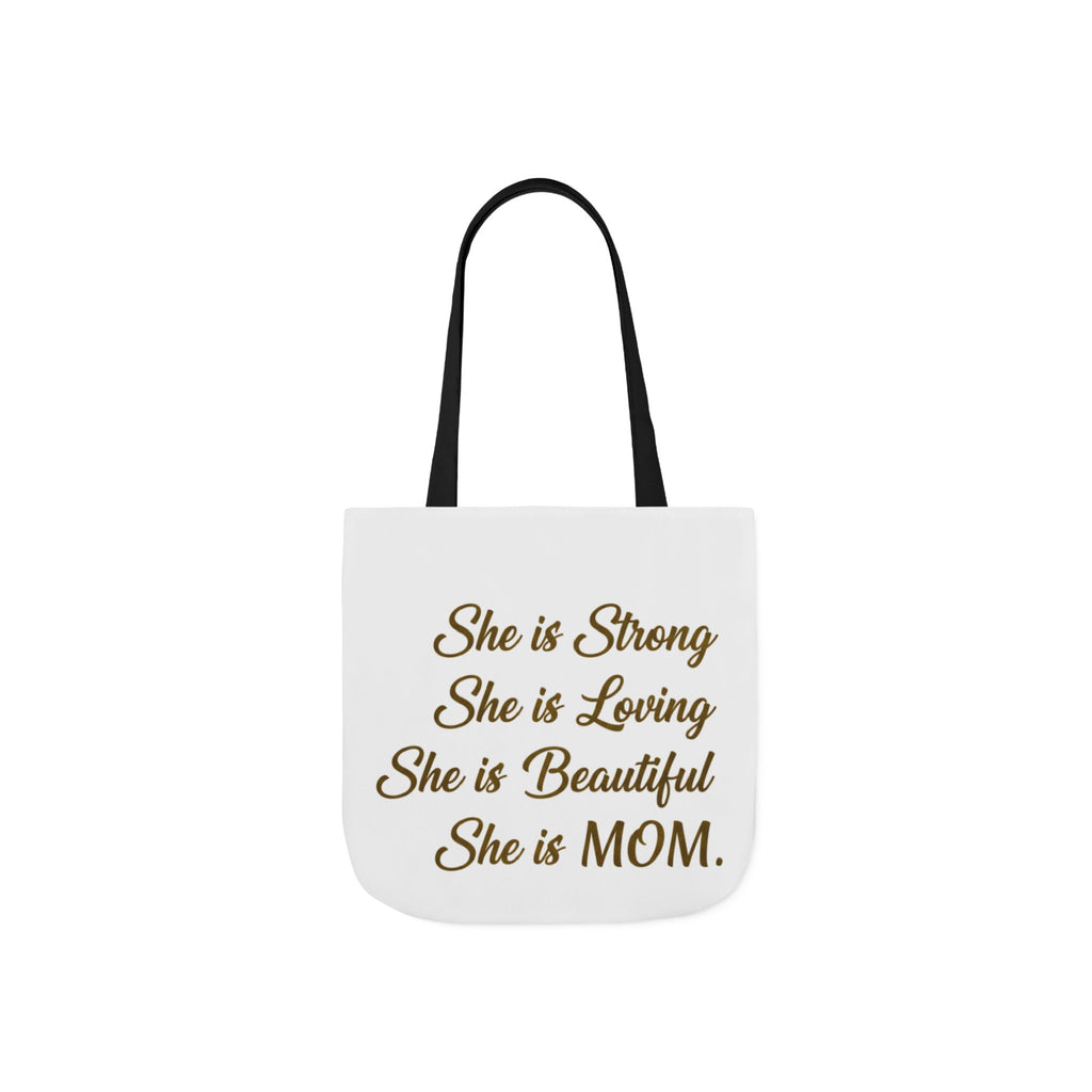 Canvas Tote Bag, 5-Color Straps, Inspirational Mom Quote Tote Bag, Mother's Day Tote Bag, Mother's Day Gift Tote Bay, Personalized Tote Bag, Personalized Gift