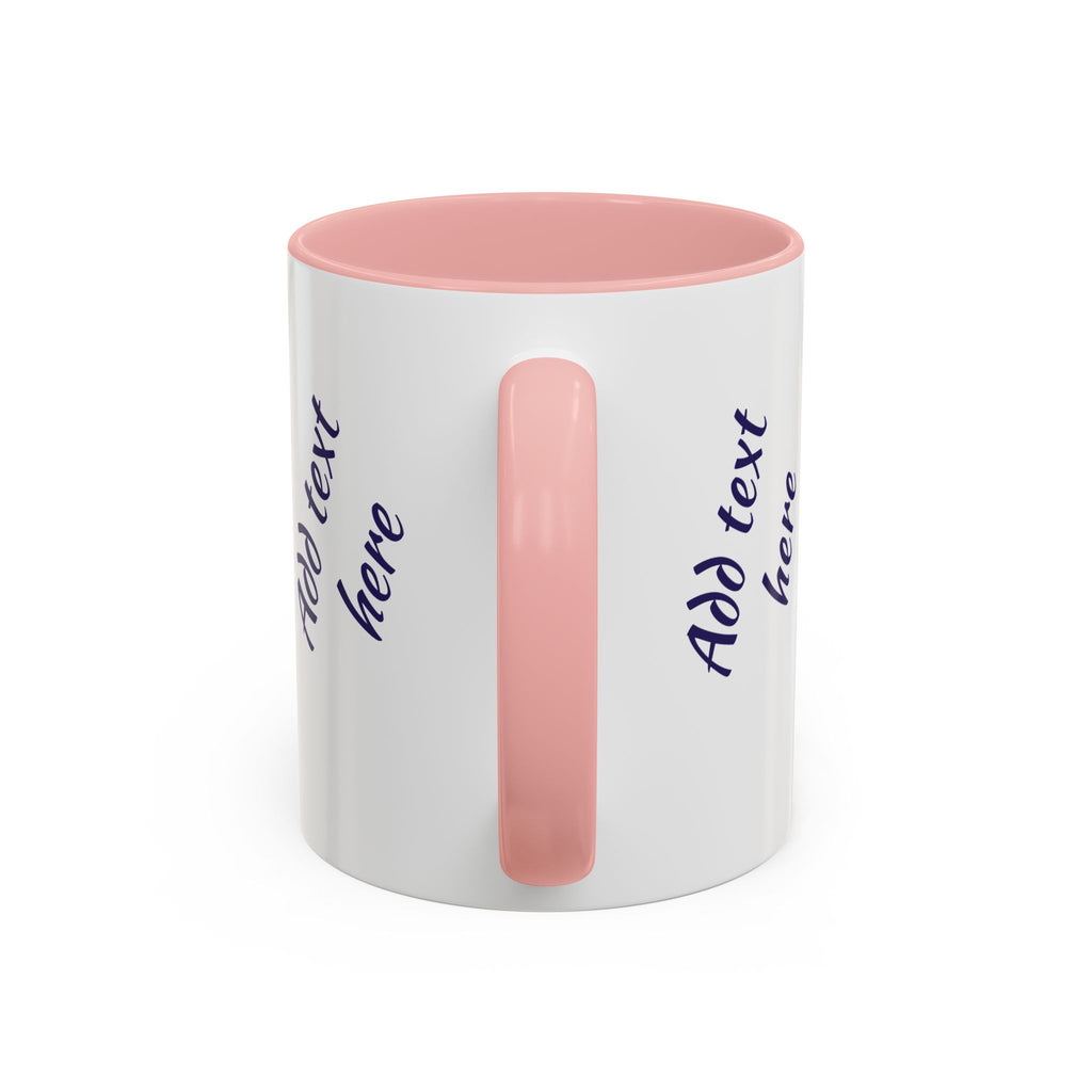 Personalized Photo Accent Coffee Mug — Custom Photo Coffee Mug (11/15 oz)