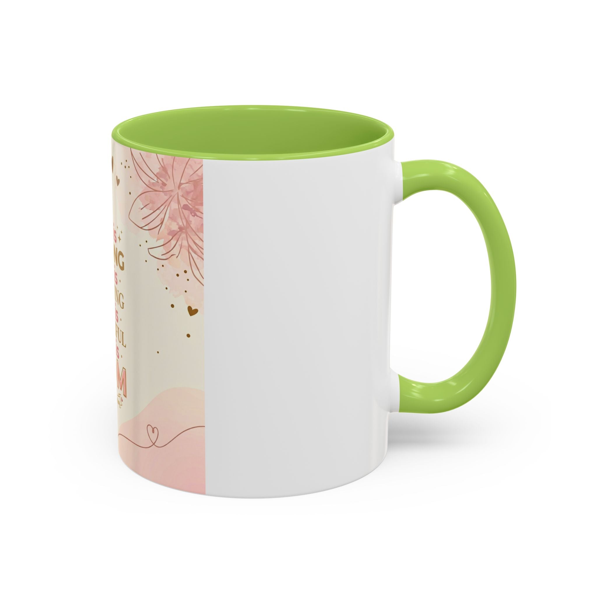 She is MOM Accent Coffee Mug — Mother's Day Gift (11/15 oz)