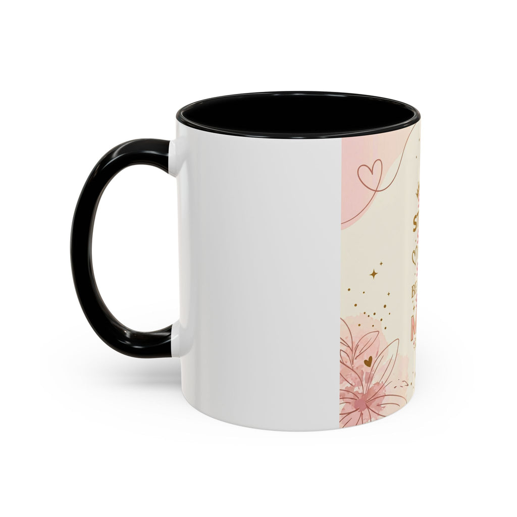 She is MOM Accent Coffee Mug — Mother's Day Gift (11/15 oz)