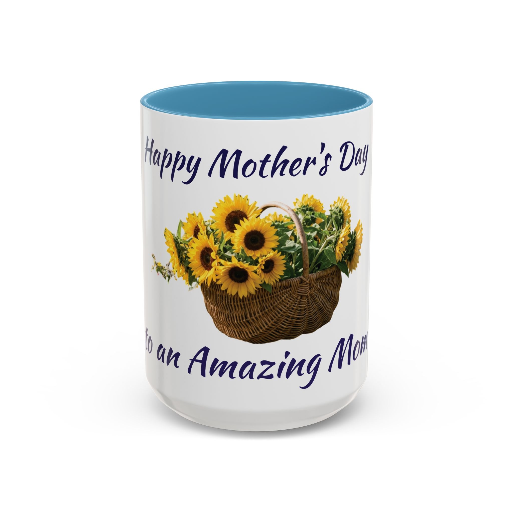 Sunflower "Happy Mother's Day" Accent Coffee Mug (11/15oz)