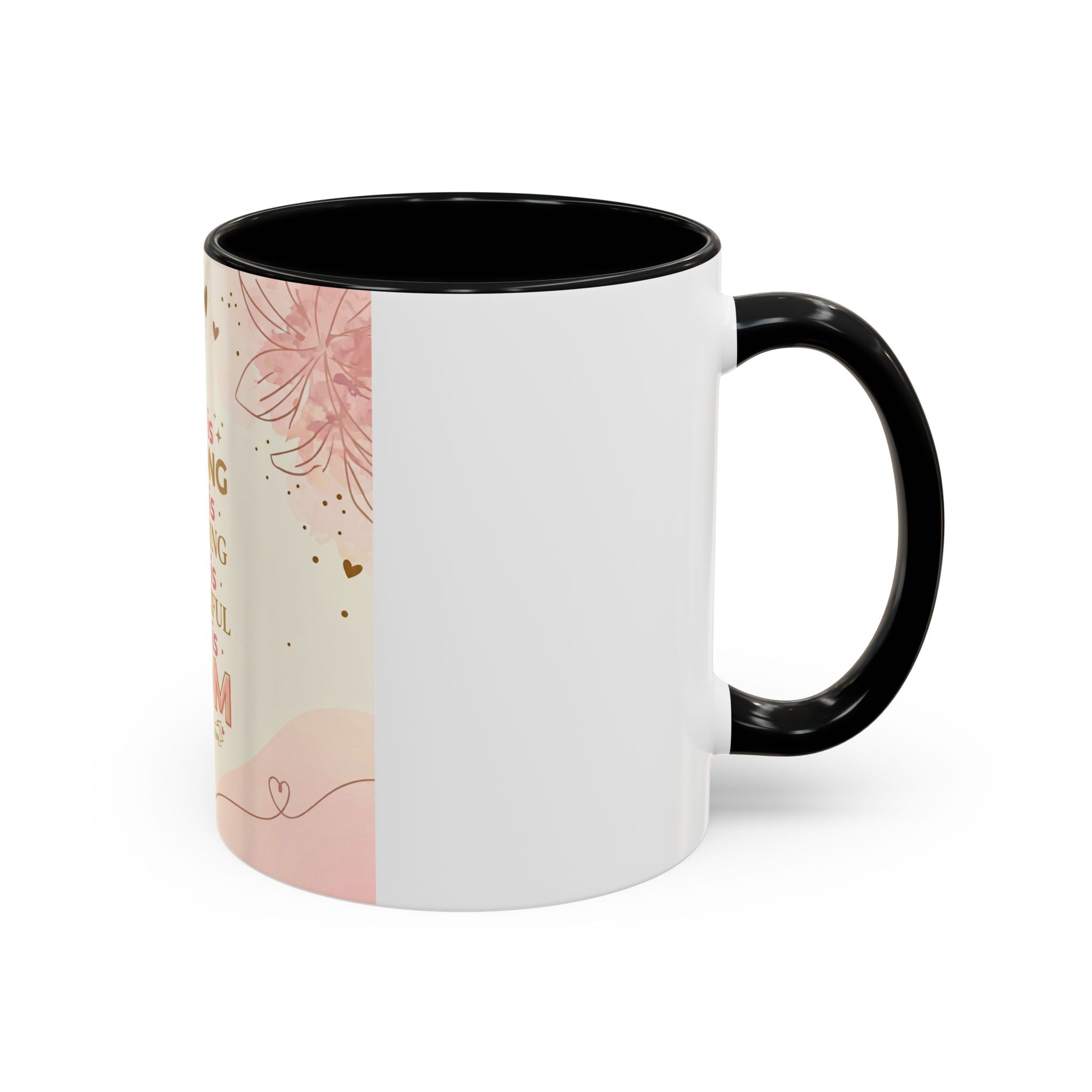 She is MOM Accent Coffee Mug — Mother's Day Gift (11/15 oz)