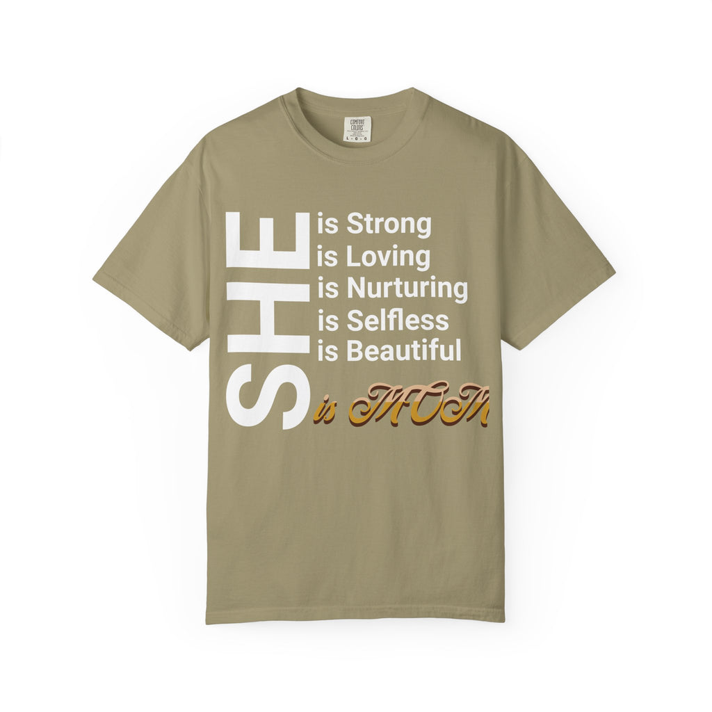 She Is Mom T-Shirt — Mother's Day Gift for Moms, Everyday T-shirt