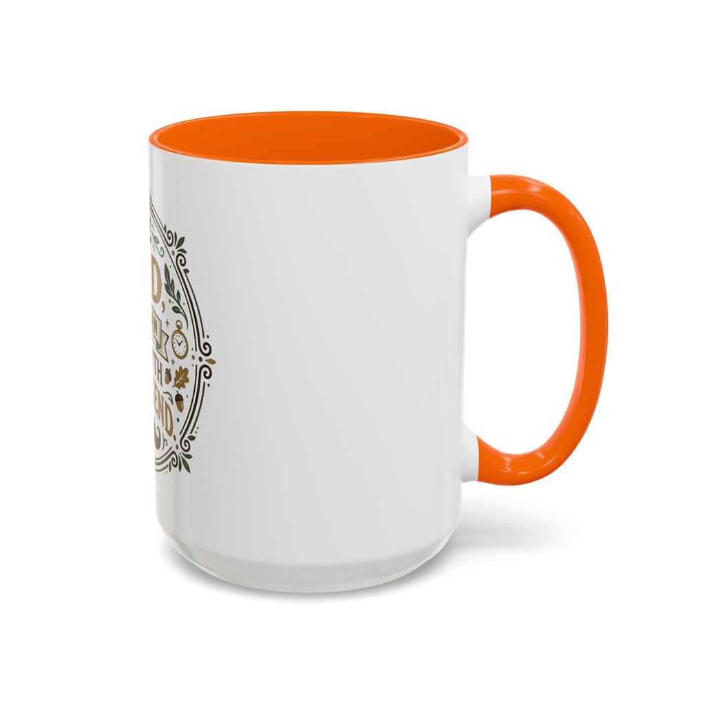 Dad The Man The Myth The Legend Accent Coffee Mug — Father's Day Gift (11oz & 15oz)