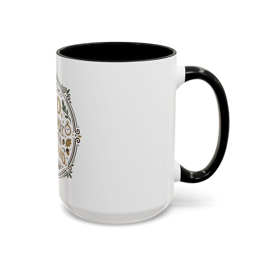 Dad The Man The Myth The Legend Accent Coffee Mug — Father's Day Gift (11oz & 15oz)