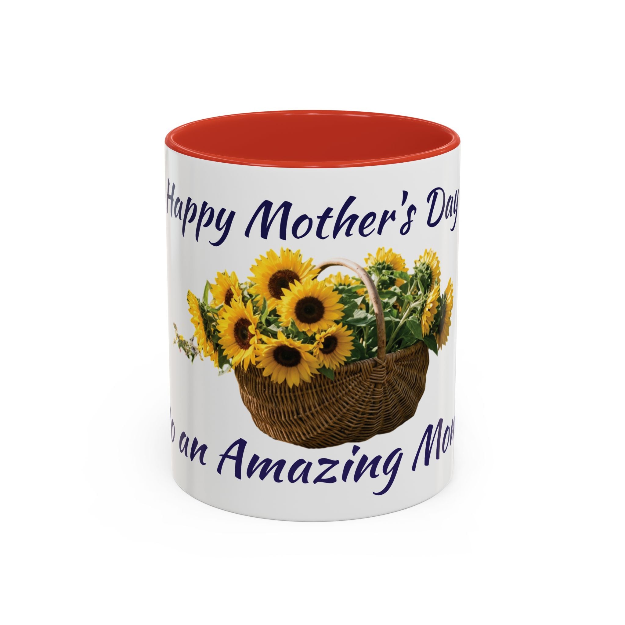 Sunflower "Happy Mother's Day" Accent Coffee Mug (11/15oz)