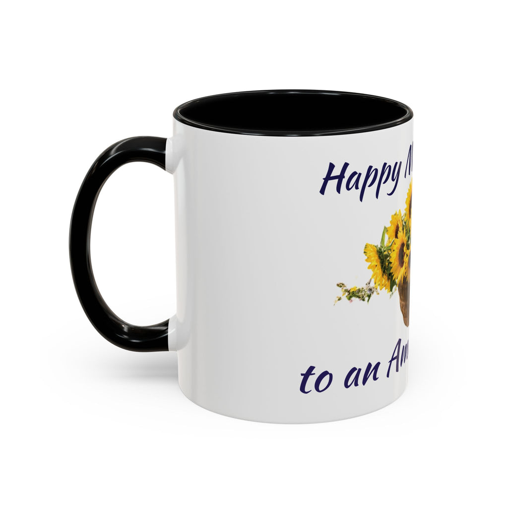 Sunflower "Happy Mother's Day" Accent Coffee Mug (11/15oz)