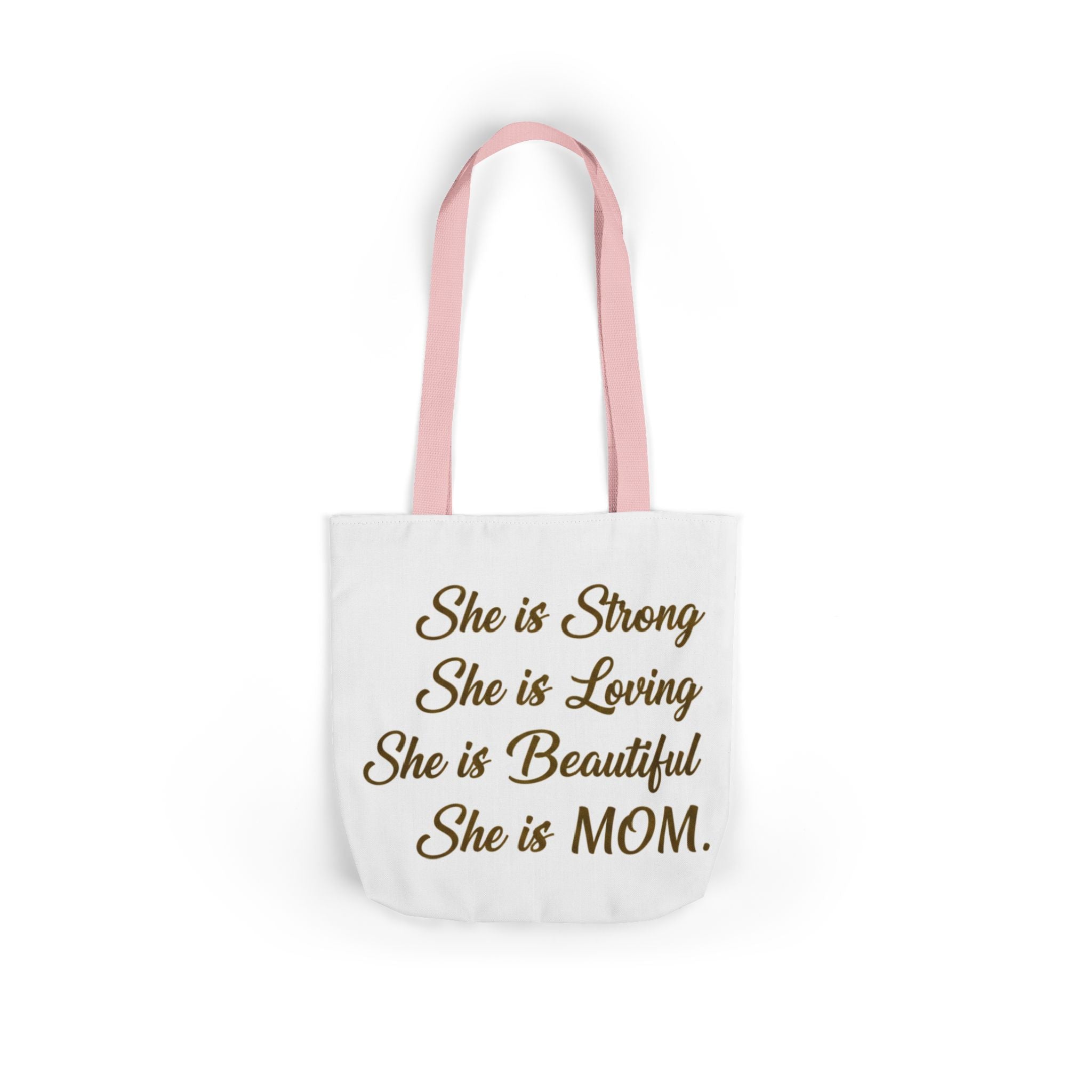Canvas Tote Bag, 5-Color Straps, Inspirational Mom Quote Tote Bag, Mother's Day Tote Bag, Mother's Day Gift Tote Bay, Personalized Tote Bag, Personalized Gift