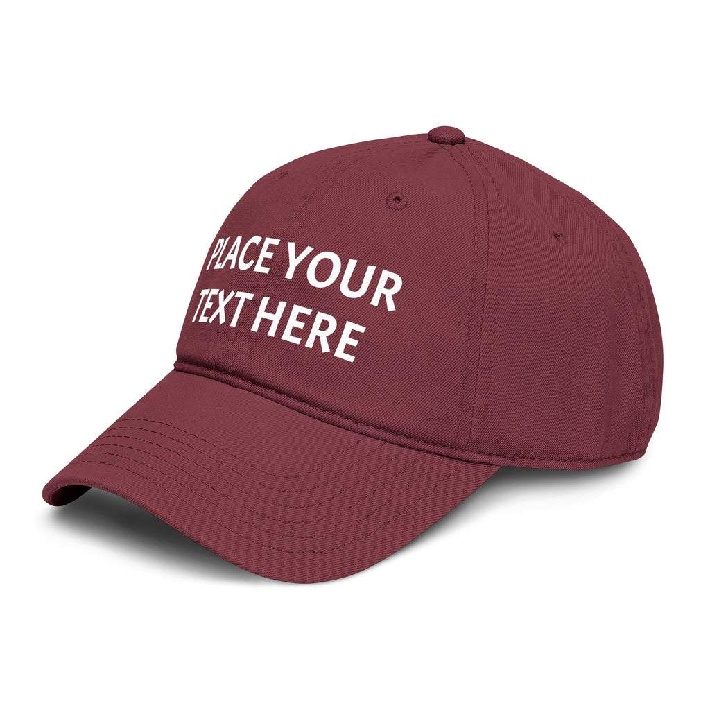 Personalized Washed Baseball Cap — Custom Dad Cap