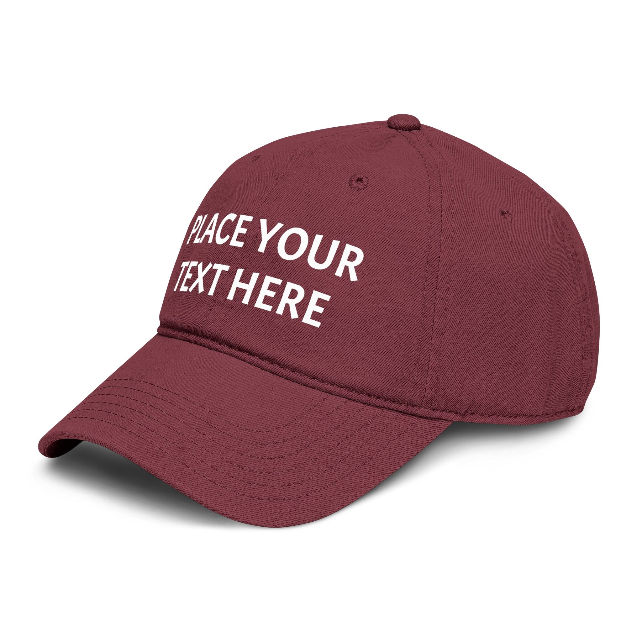 Personalized Washed Baseball Cap — Custom Dad Cap