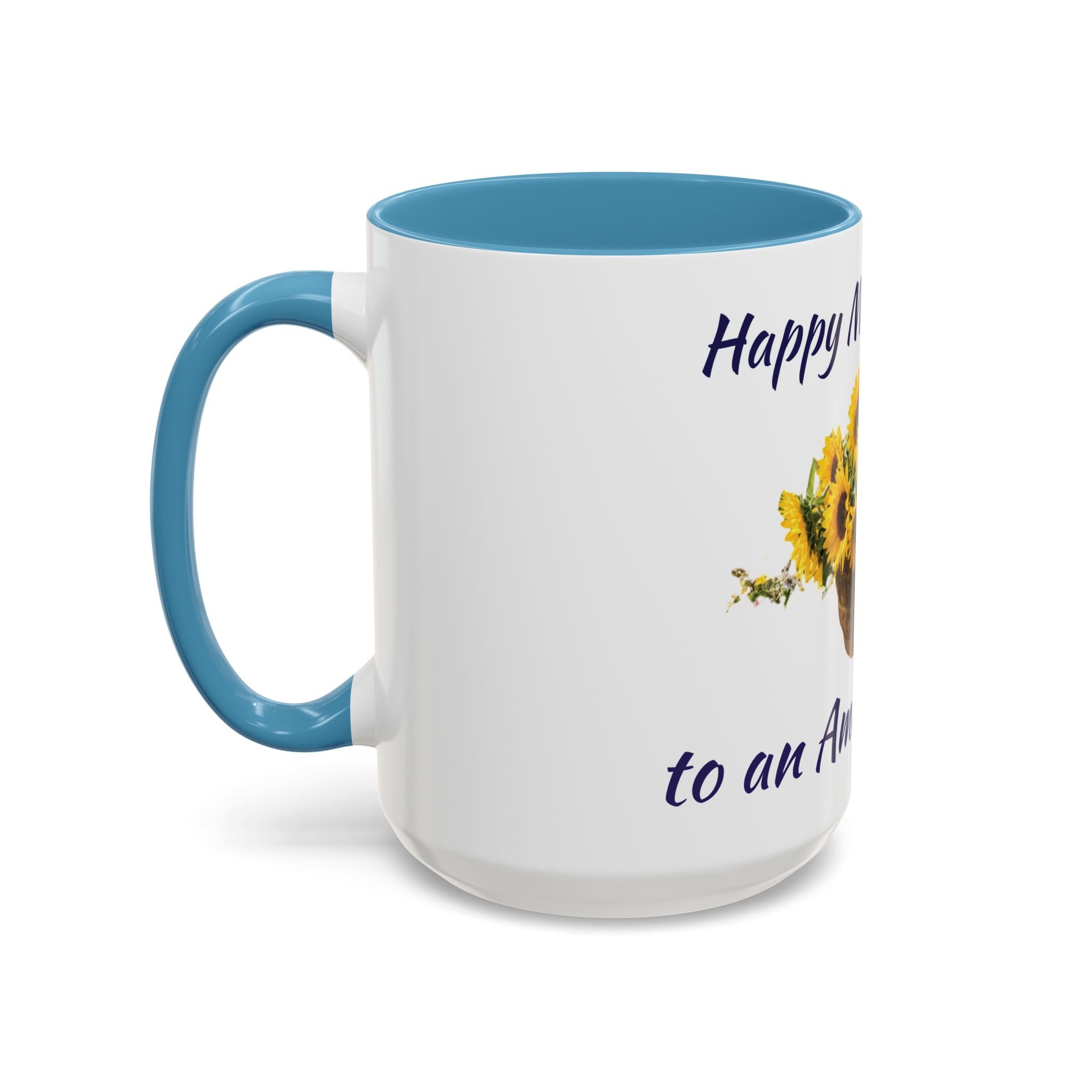 Sunflower "Happy Mother's Day" Accent Coffee Mug (11/15oz)