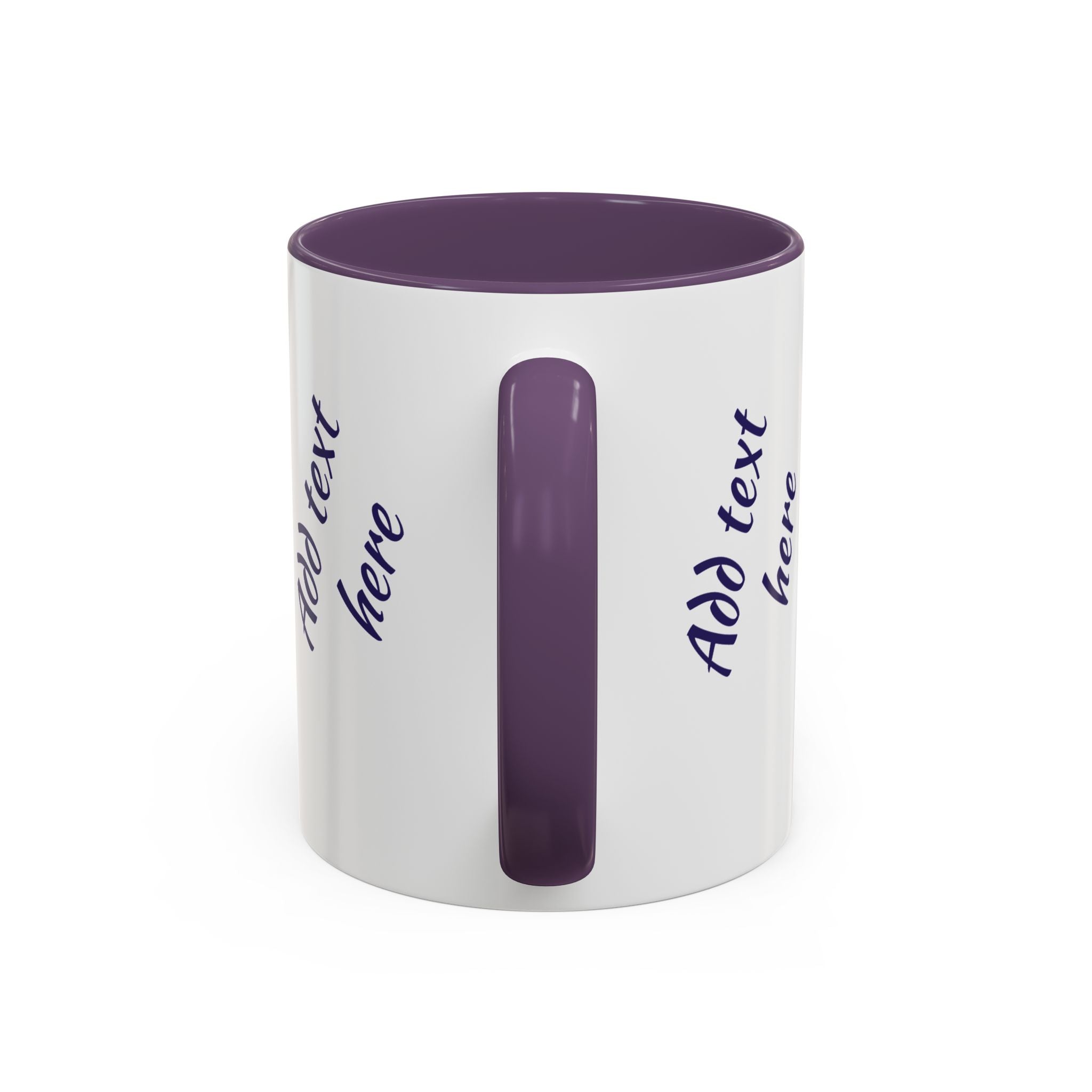 Personalized Photo Accent Coffee Mug — Custom Photo Coffee Mug (11/15 oz)