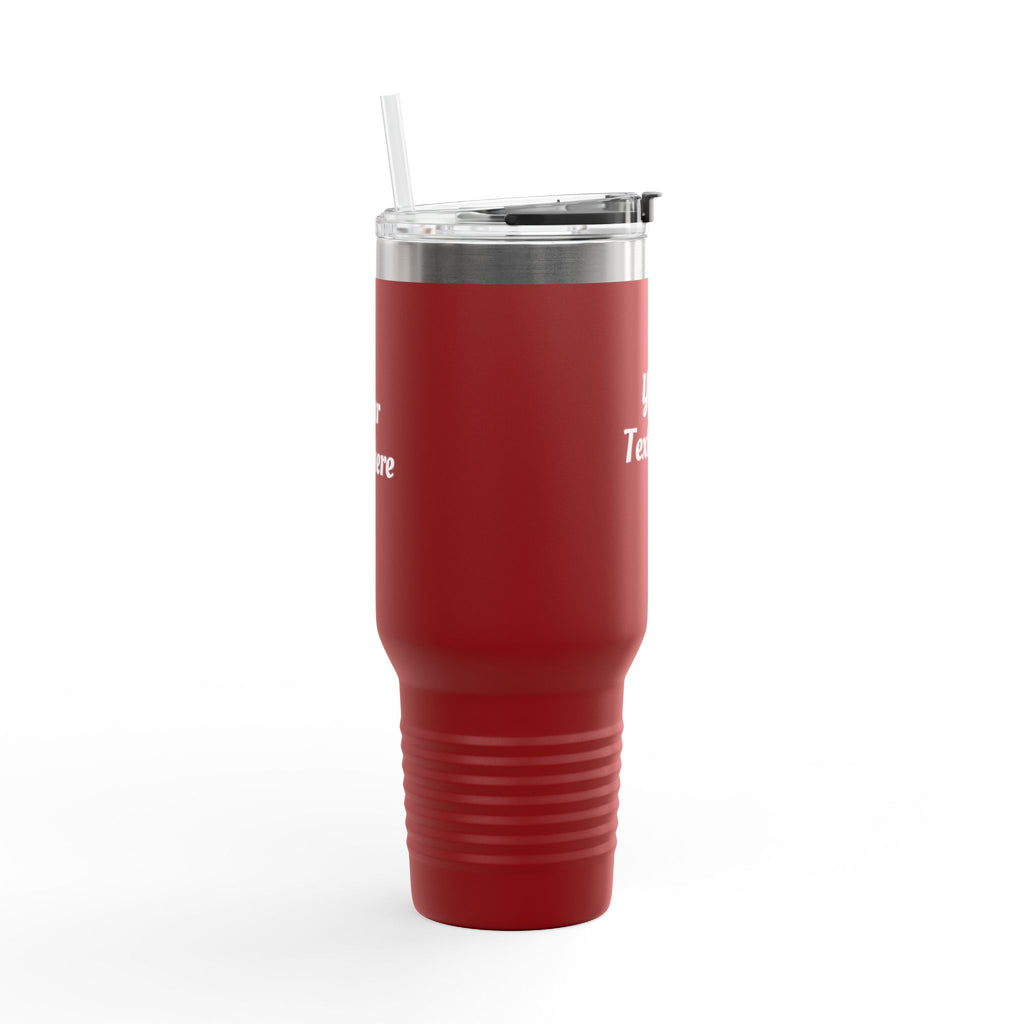 Customizable 40oz Insulated Travel Mug with Handle — Personalize Tumbler