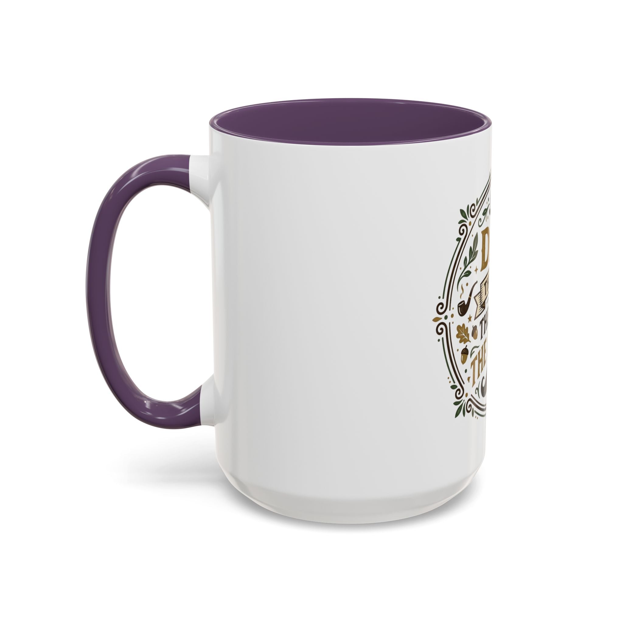 Dad The Man The Myth The Legend Accent Coffee Mug — Father's Day Gift (11oz & 15oz)