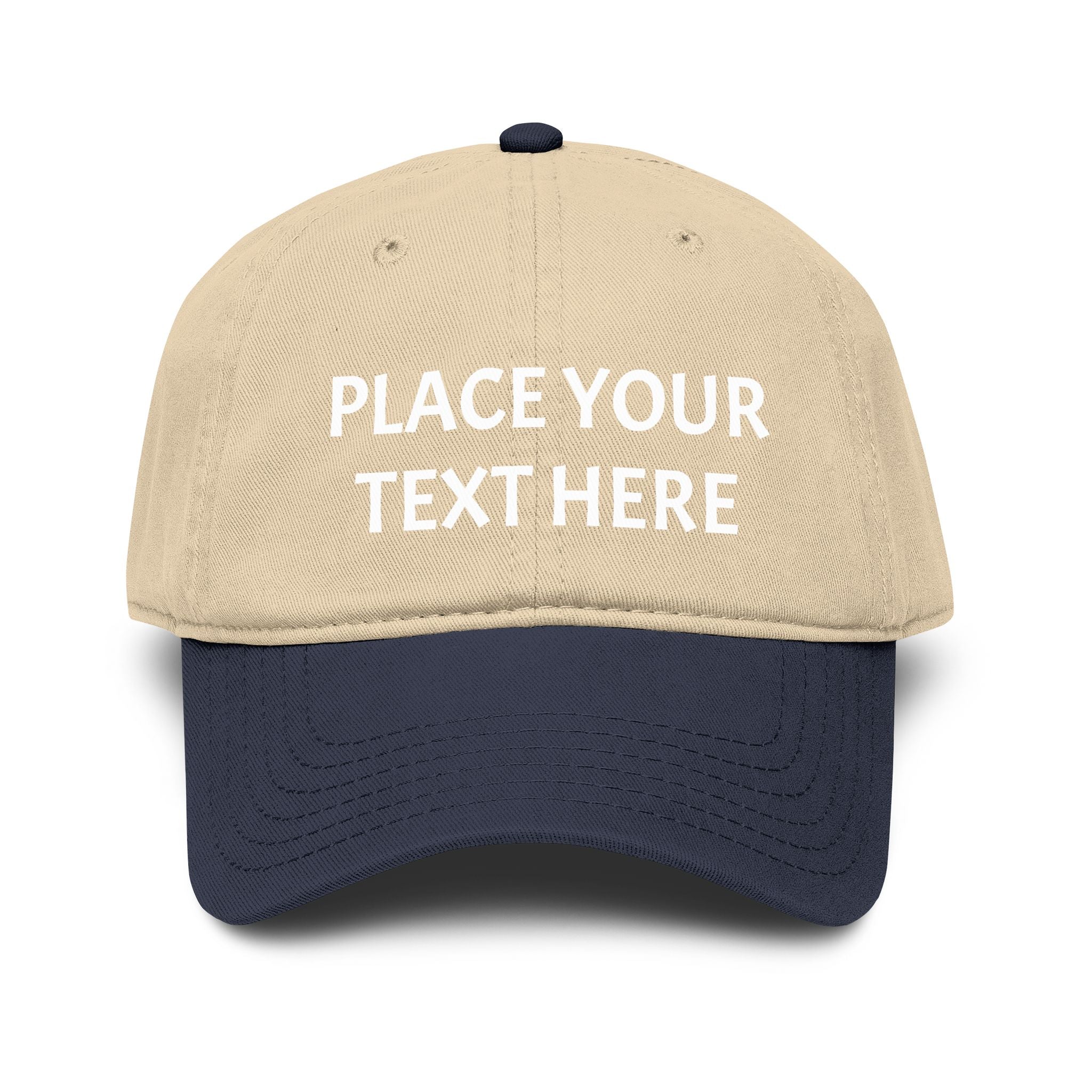 Personalized Washed Baseball Cap — Custom Dad Cap