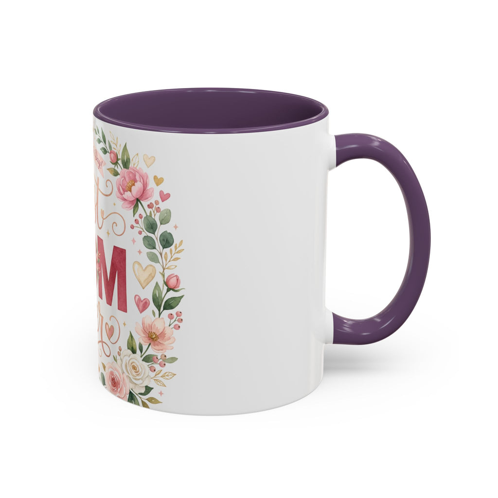 Best Mom Ever Accent Coffee Mug — 11/15oz