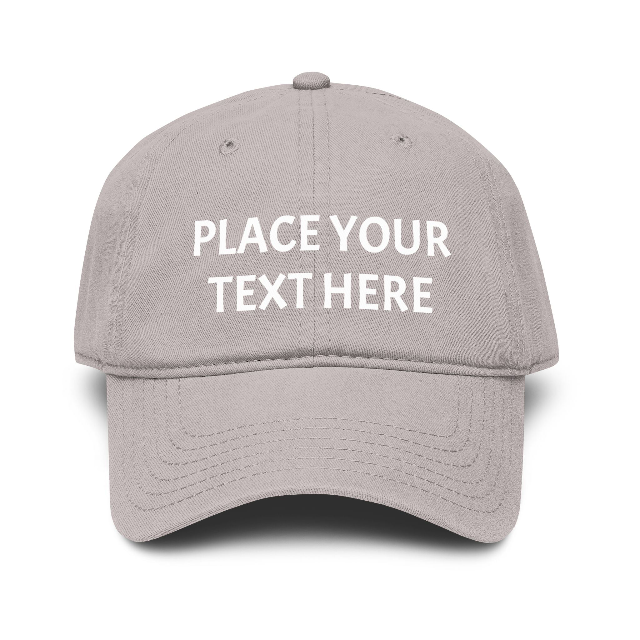 Personalized Washed Baseball Cap — Custom Dad Cap
