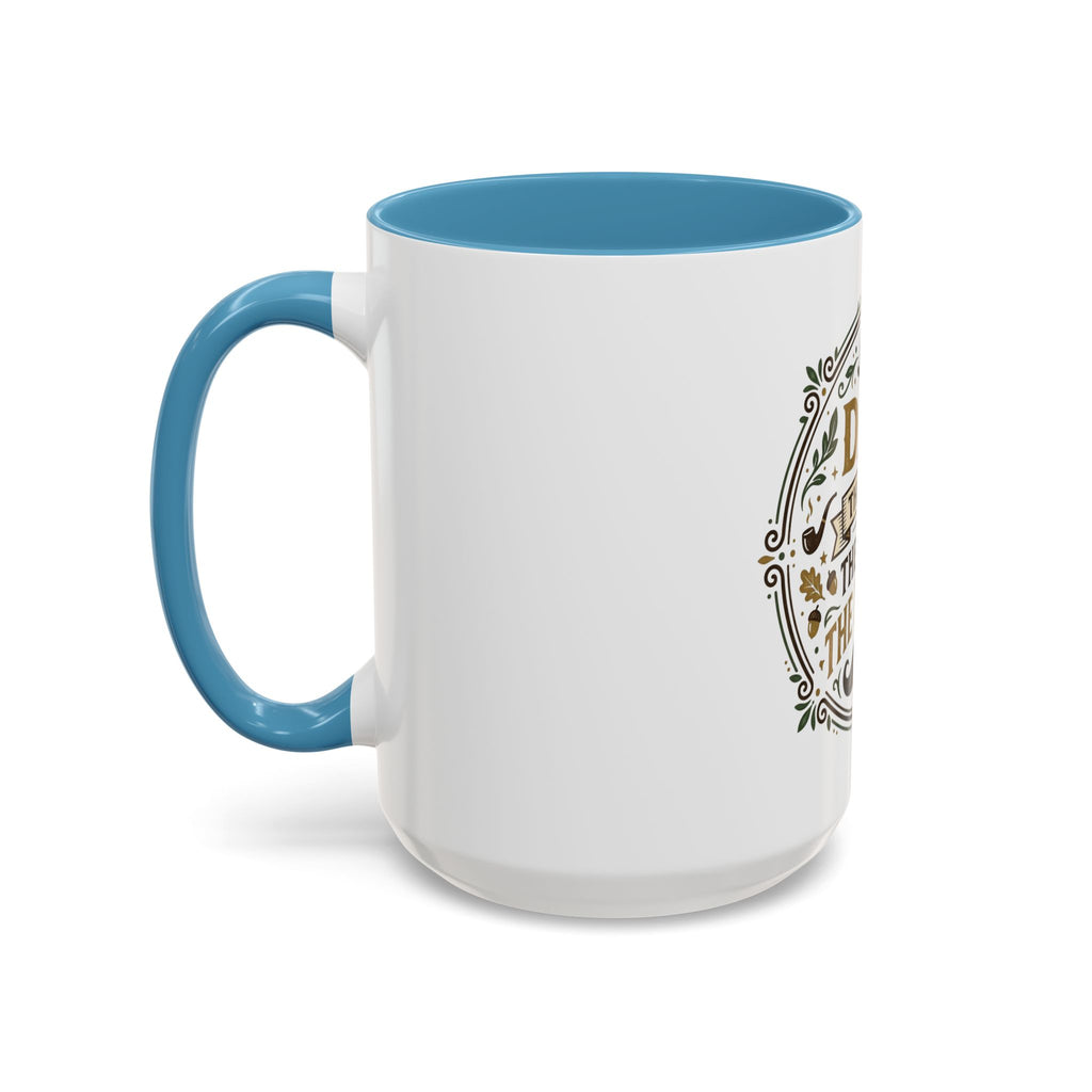 Dad The Man The Myth The Legend Accent Coffee Mug — Father's Day Gift (11oz & 15oz)
