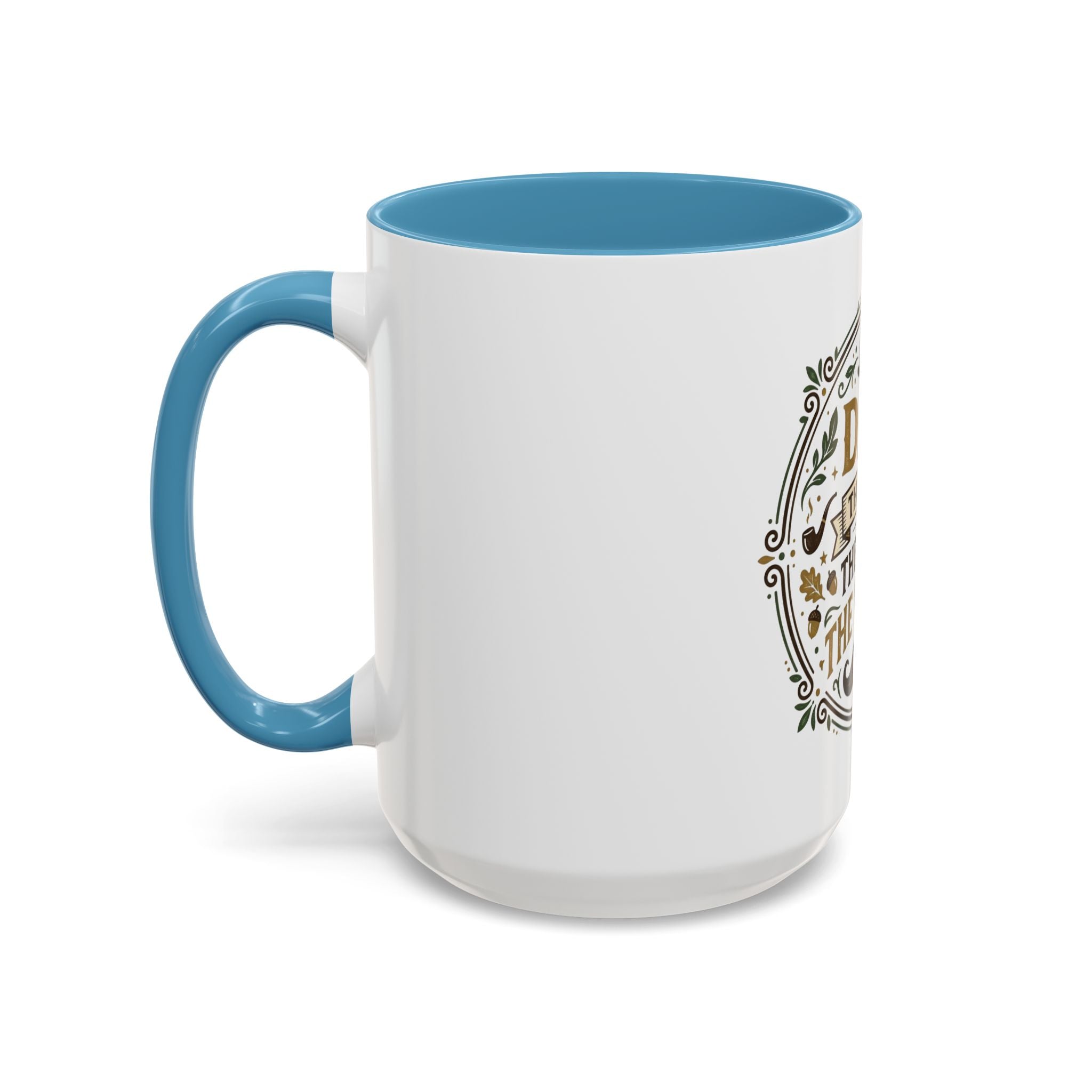 Dad The Man The Myth The Legend Accent Coffee Mug — Father's Day Gift (11oz & 15oz)