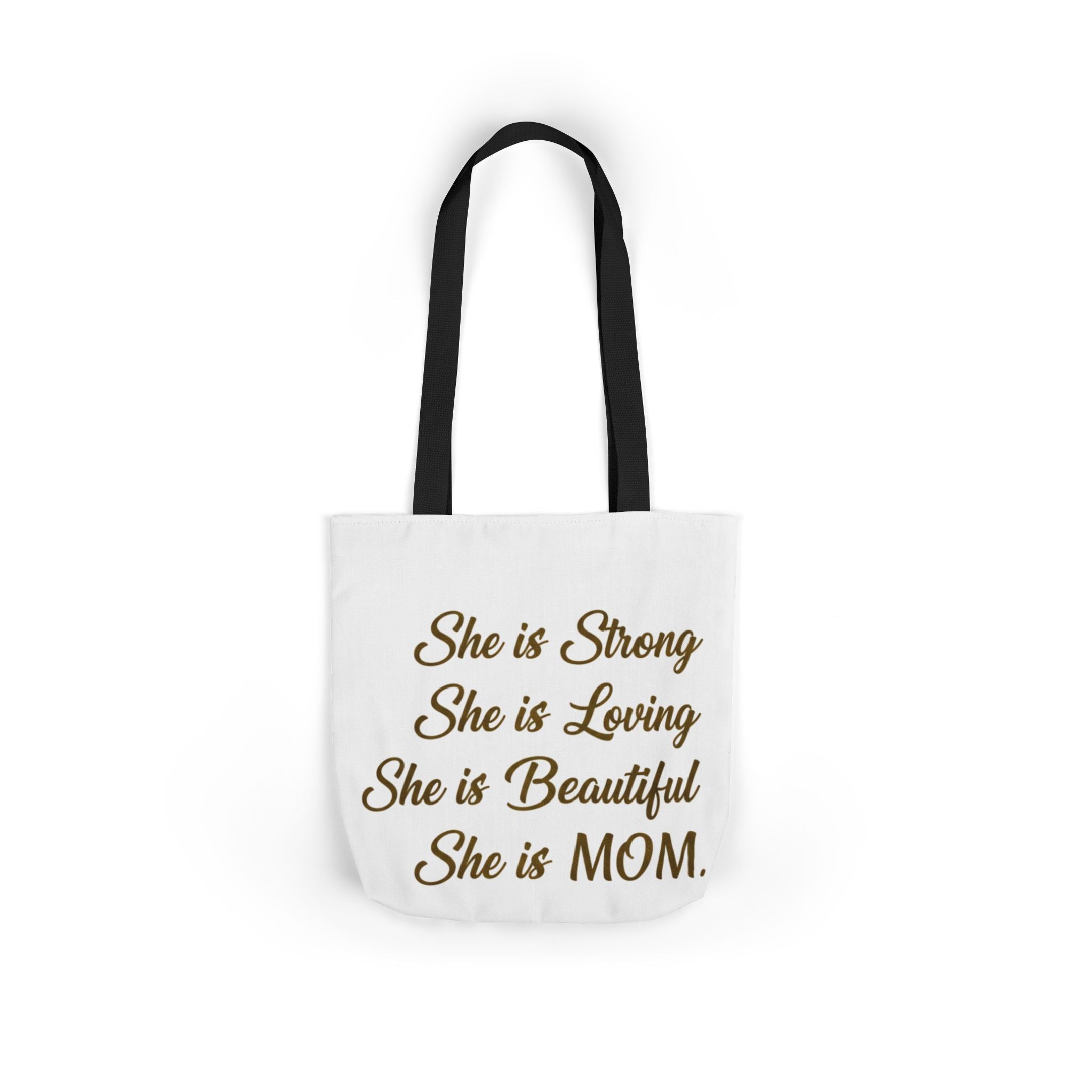 Canvas Tote Bag, 5-Color Straps, Inspirational Mom Quote Tote Bag, Mother's Day Tote Bag, Mother's Day Gift Tote Bay, Personalized Tote Bag, Personalized Gift