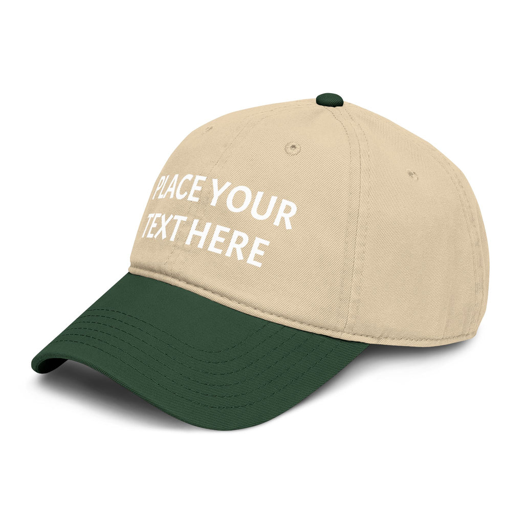 Personalized Washed Baseball Cap — Custom Dad Cap