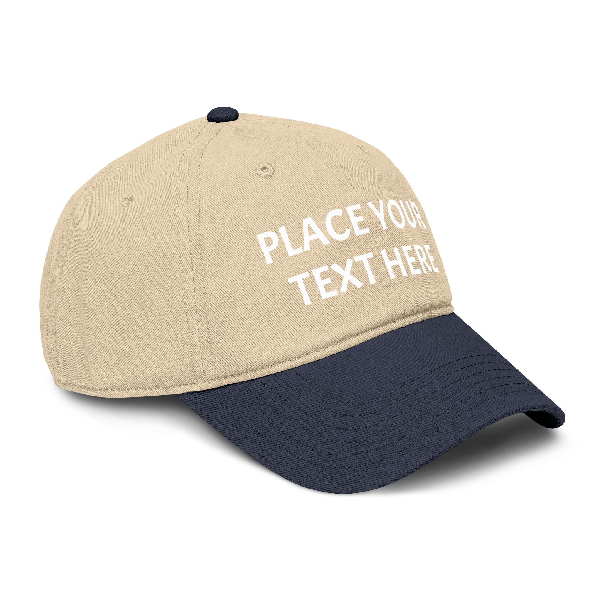 Personalized Washed Baseball Cap — Custom Dad Cap