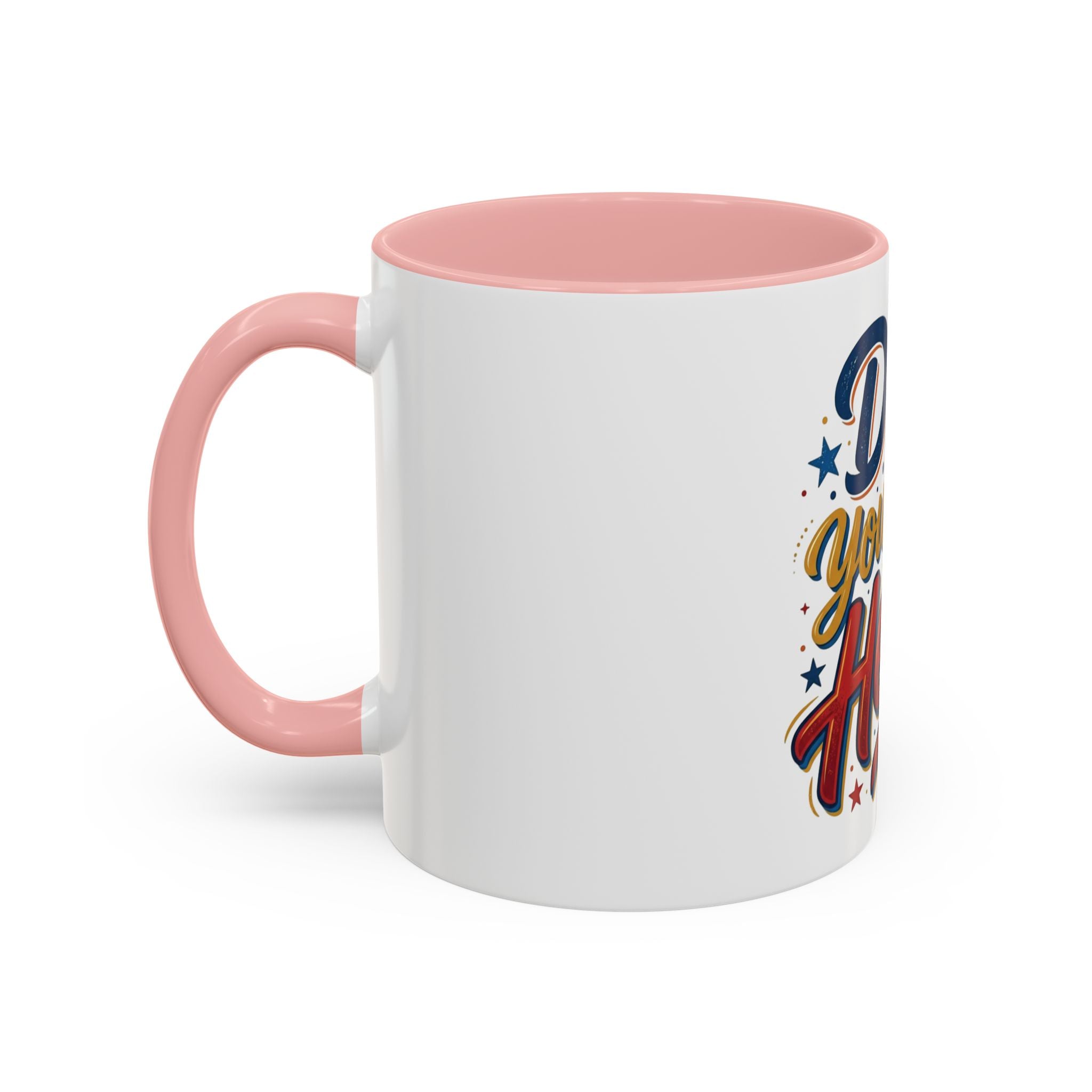 Dad You're My Hero Accent Coffee Mug — Father's Day & Birthday Gift (11/15oz)