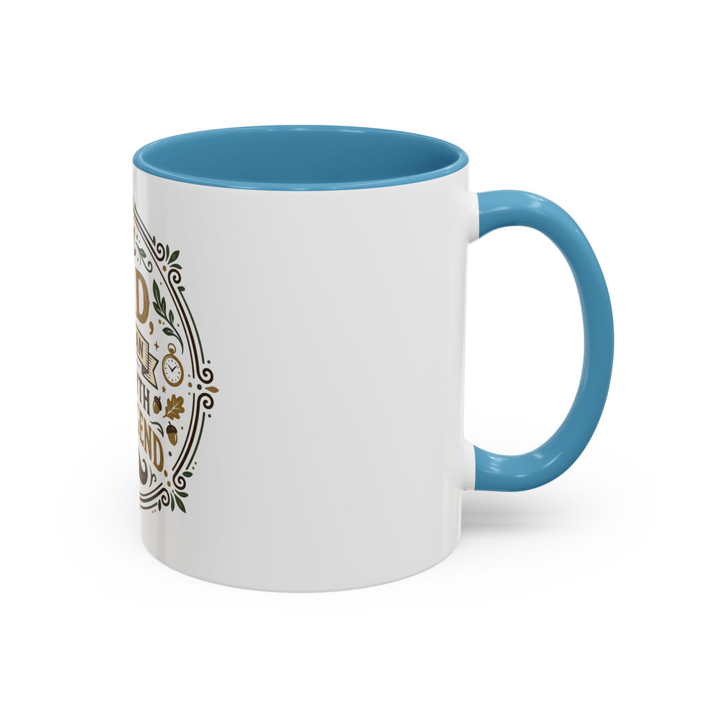 Dad The Man The Myth The Legend Accent Coffee Mug — Father's Day Gift (11oz & 15oz)